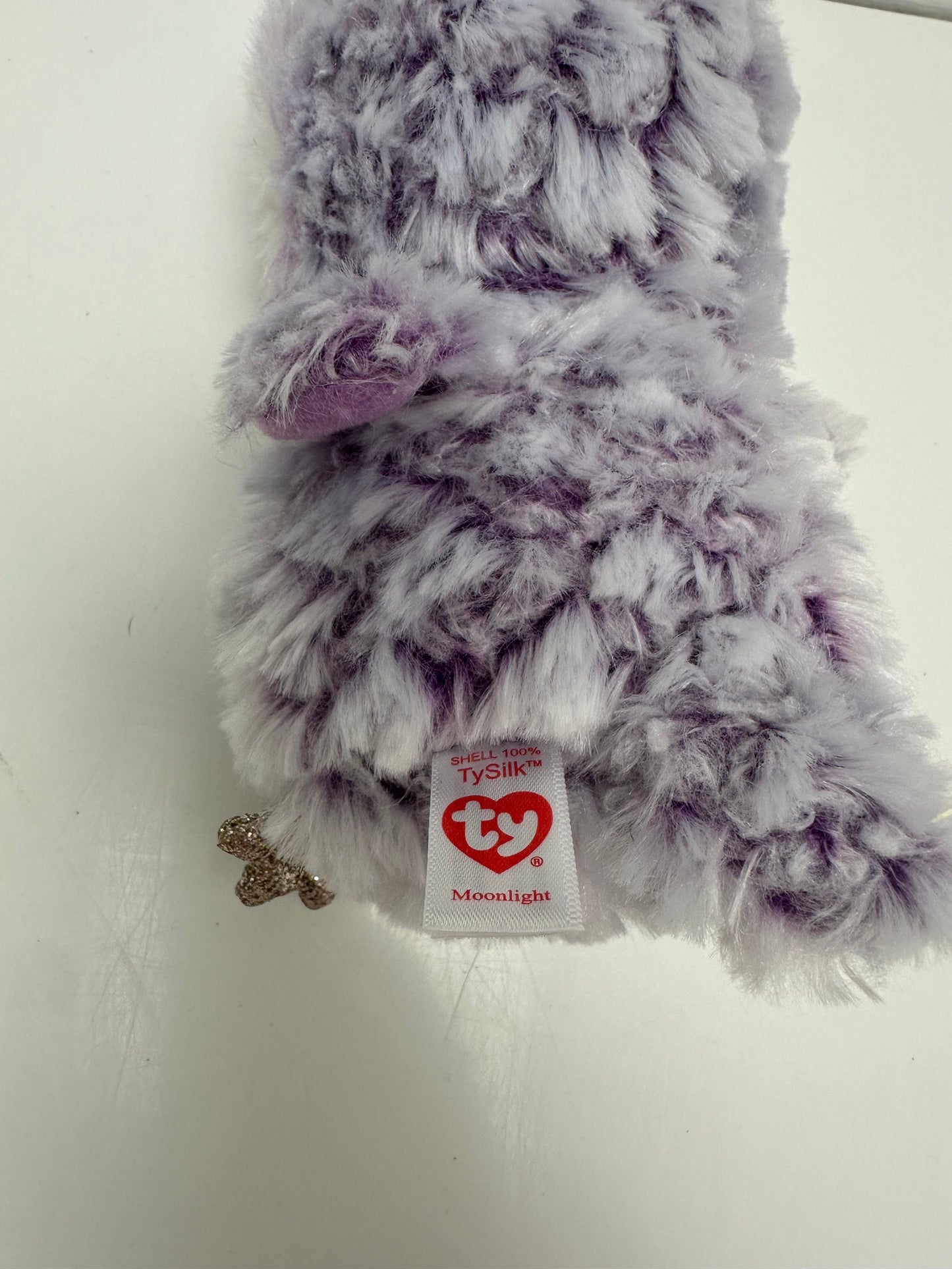 Ty Beanie Boo “Moonlight” the Purple Owl - No Hang Tag! (6 inch)