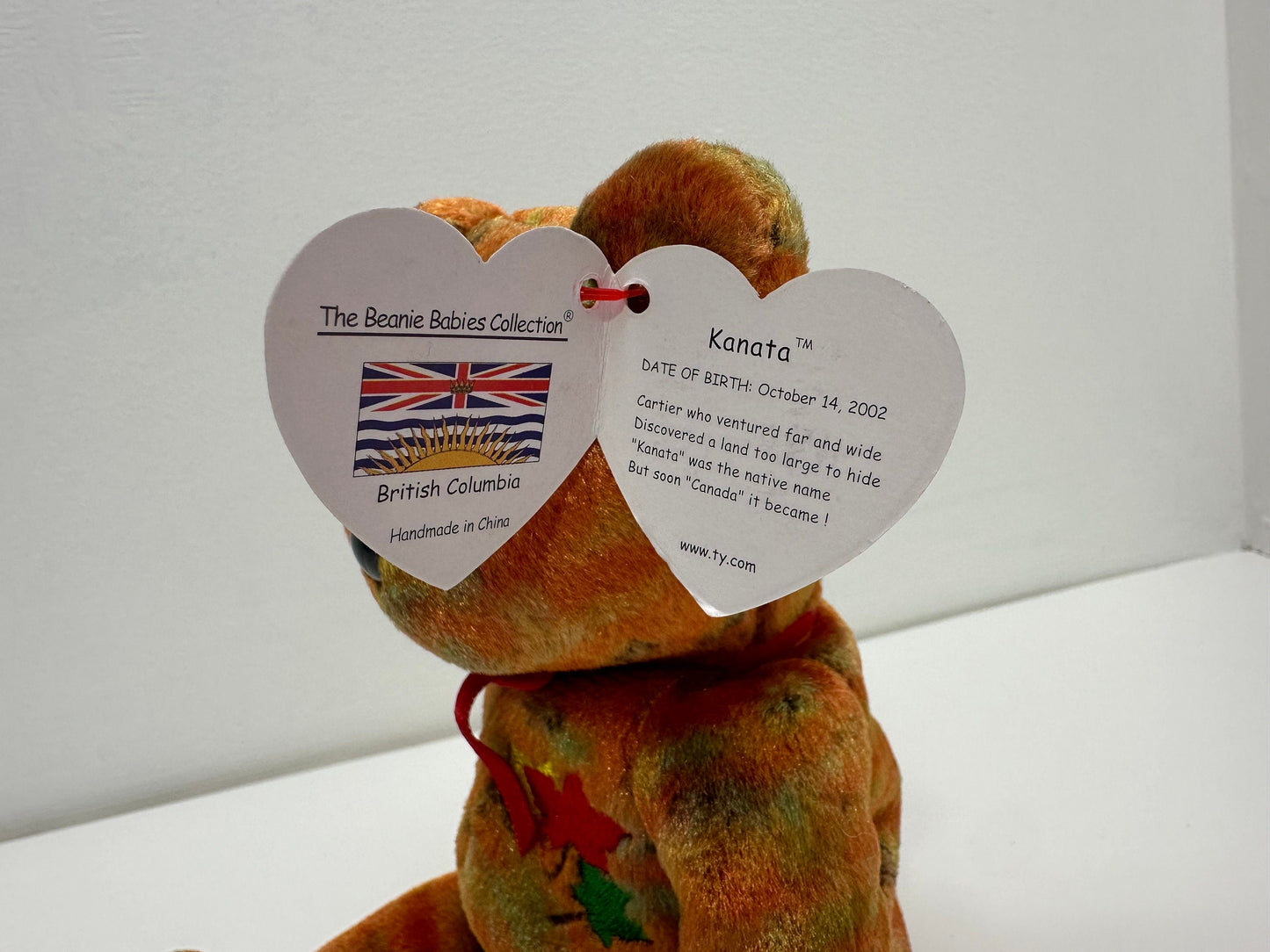 Ty Beanie Baby “Kanata” the British Columbia Canadian Bear - Canada Exclusive! (8.5 inch)