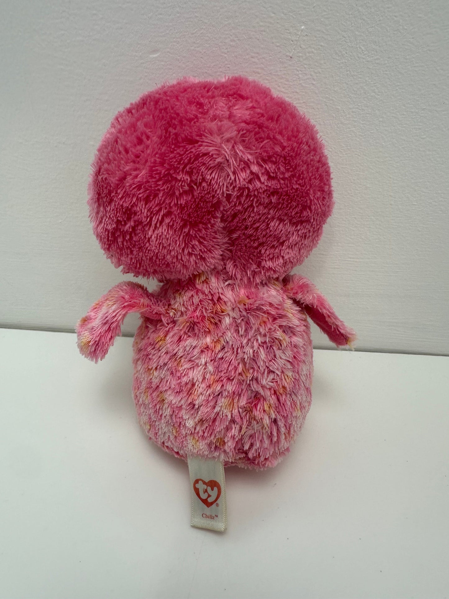 Ty Beanie Boo “Chillz” the Pink Penguin - No Hang Tag (6 inch)