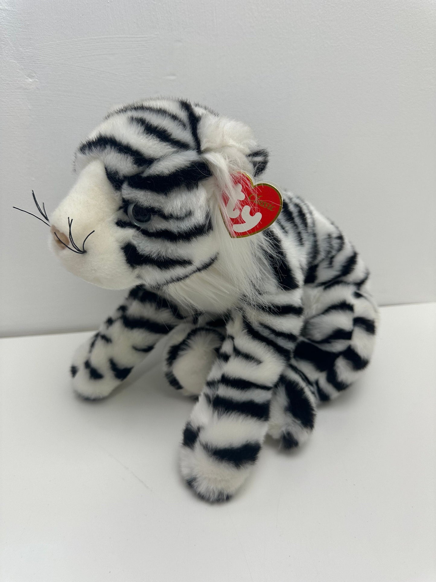 Ty Classics Collection “Streaks” the White Siberian Tiger (13 inch)