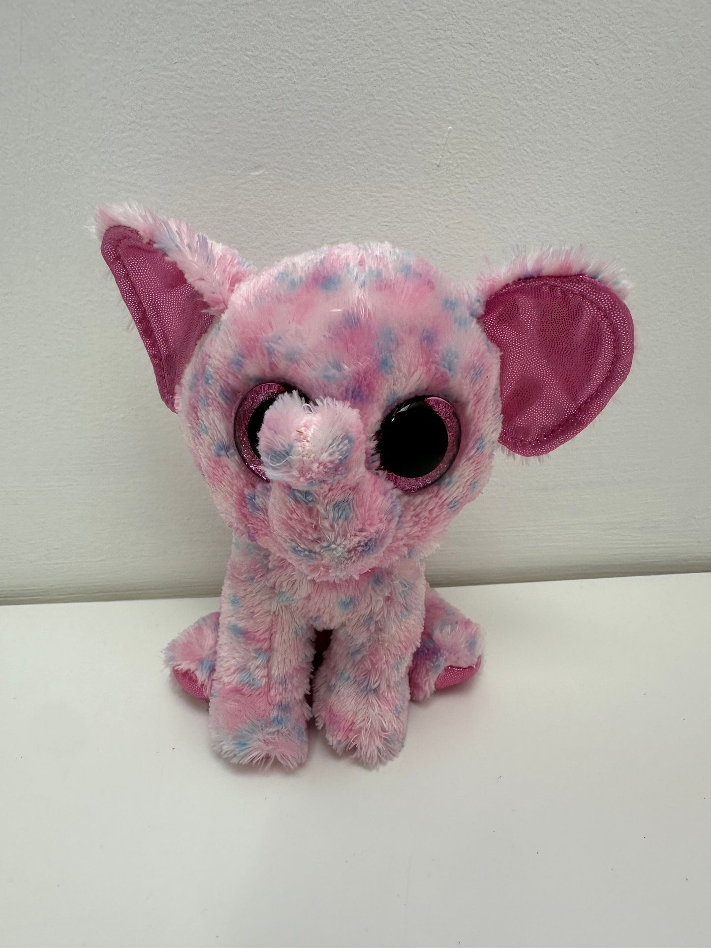 TY Beanie Boo “Ellie” the Adorable Pink Elephant - No Hang Tag (6 inch)