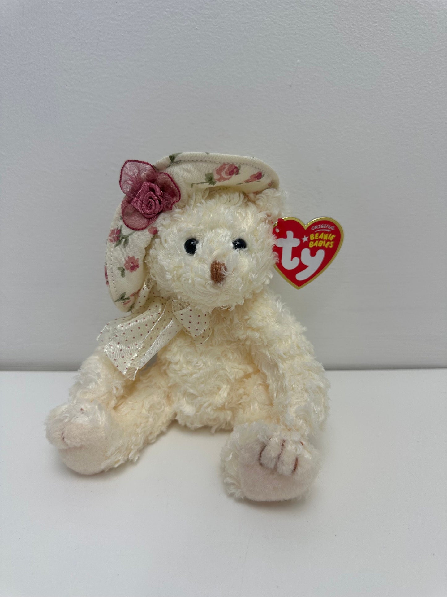 Ty Beanie Baby “Nana” the Adorable Bear with Hat - Internet Exclusive (8.5 inch)