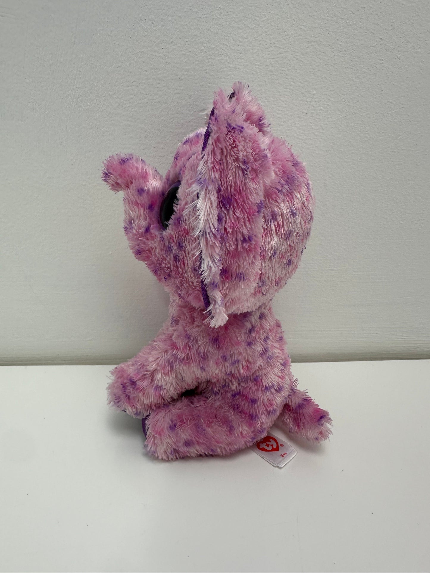 TY Beanie Boo “Eva” the Purple Elephant - No Hang Tag (6 inch)