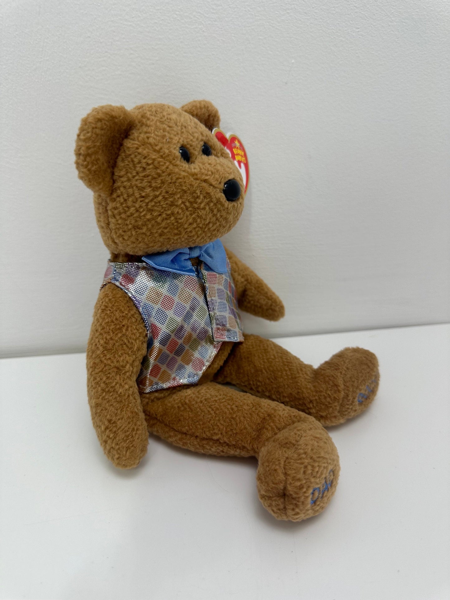 Ty Beanie Baby “Dad” the Fathers Day Bear (8.5 inch)