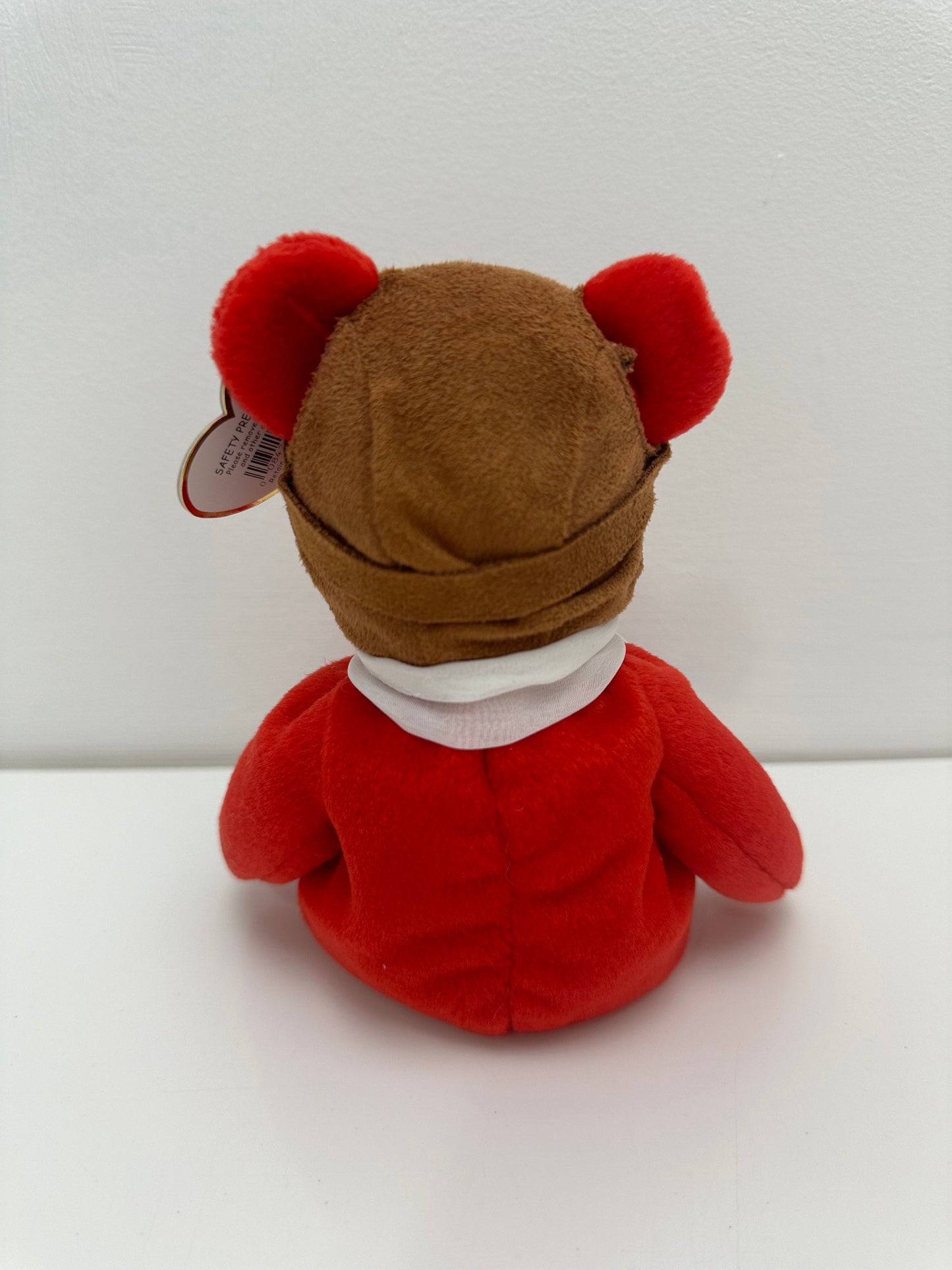 Ty Beanie Baby “Bearon” the Red Bear - 100 years of flight (8.5 inch)