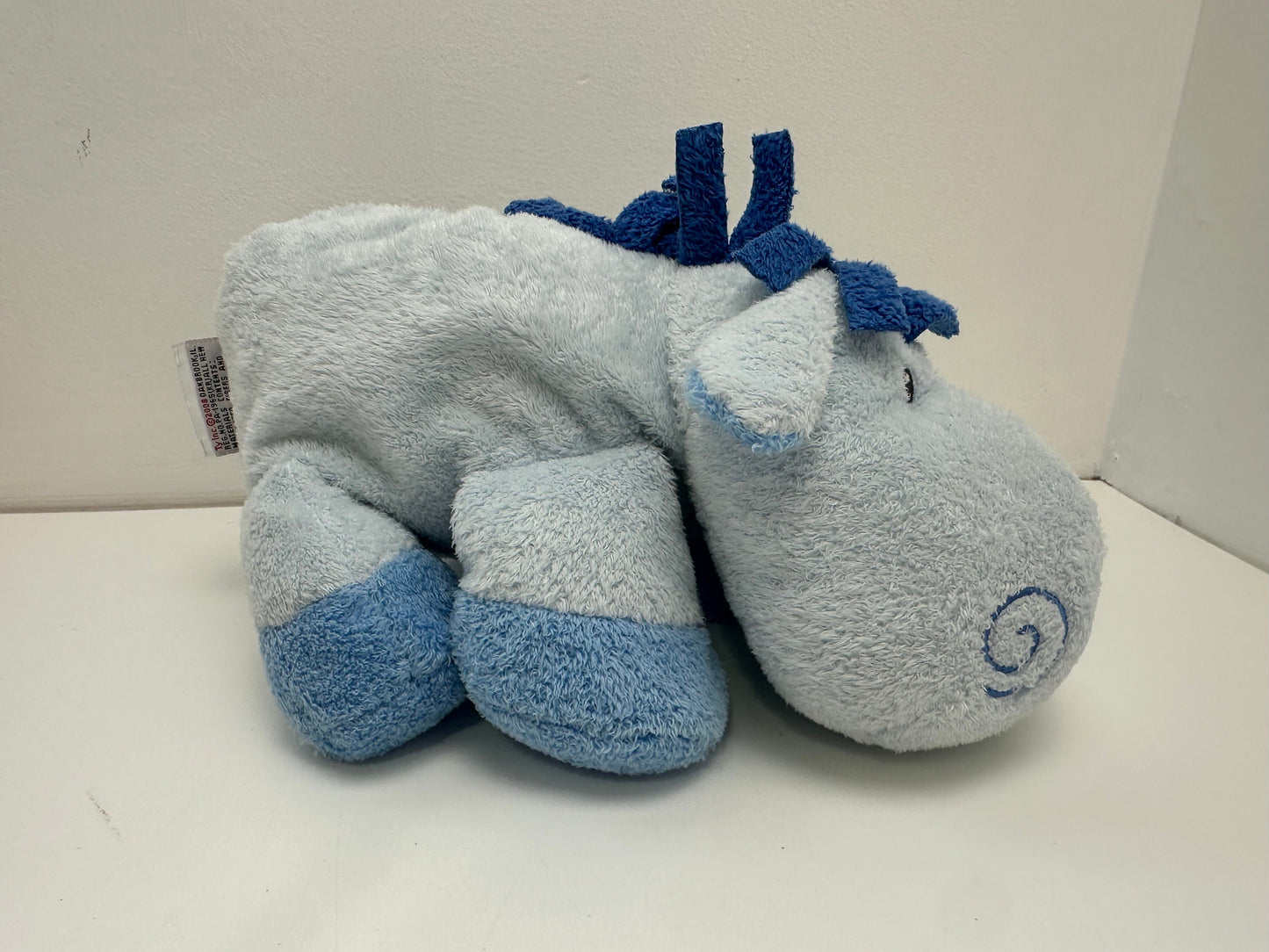 Ty Pluffies Line “Whinny” the Adorable Blue Horse! (8 inch)