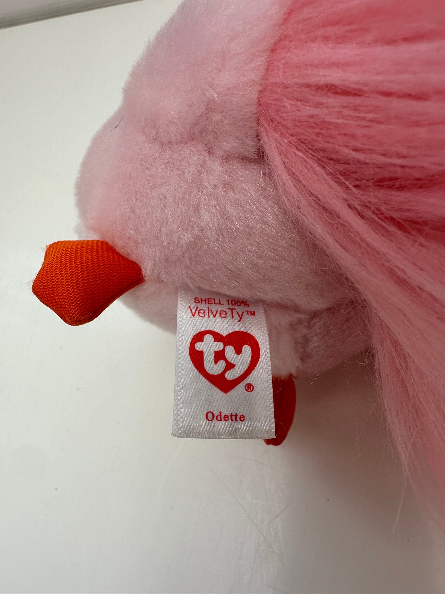 Ty Beanie Baby “Odette” the Pink Swan - No Hang Tag (6 inch)