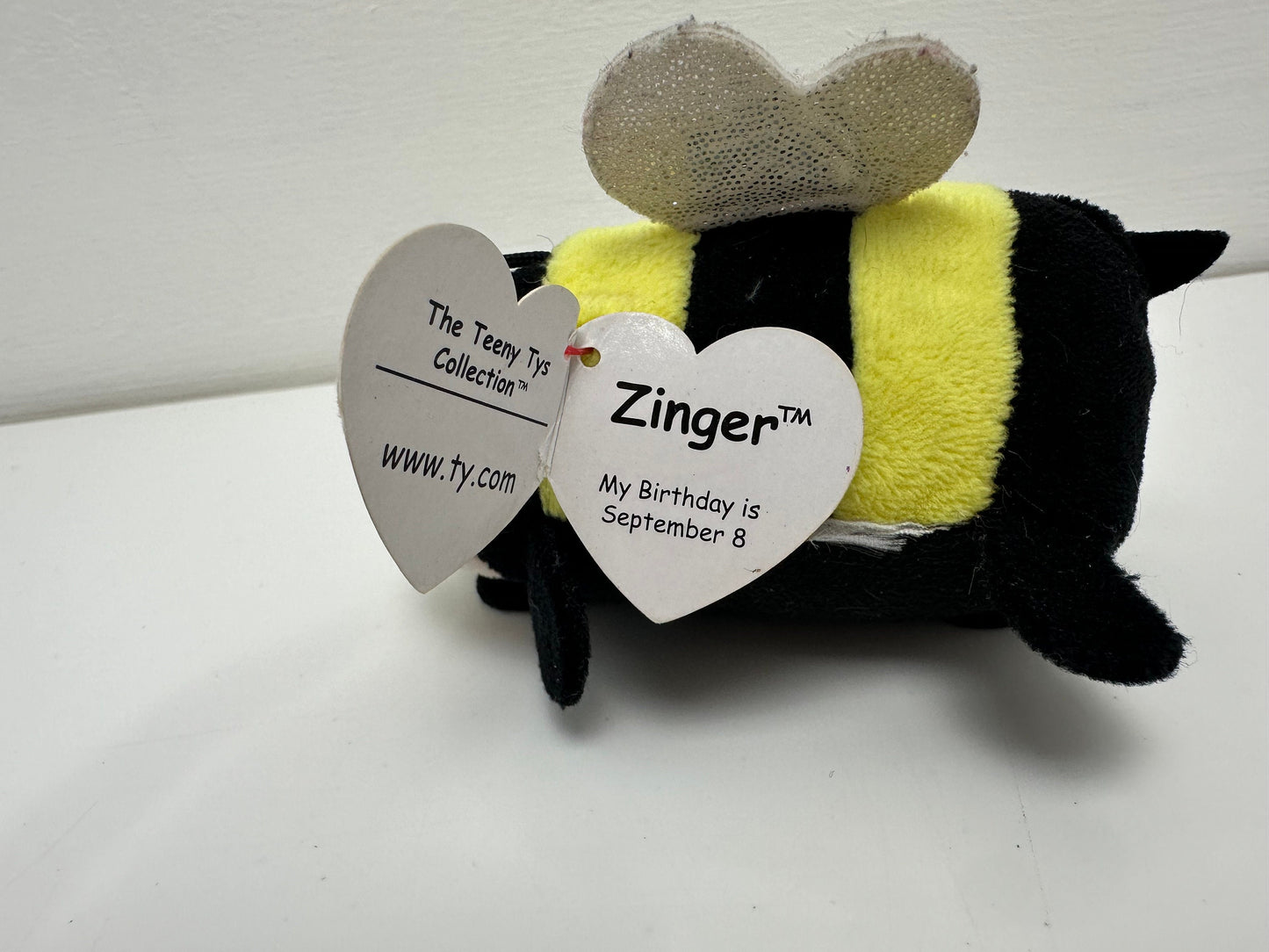 Ty Stackables Teeny Tys “Zinger” the Bumblebee - No Tush Tag (4 inch)