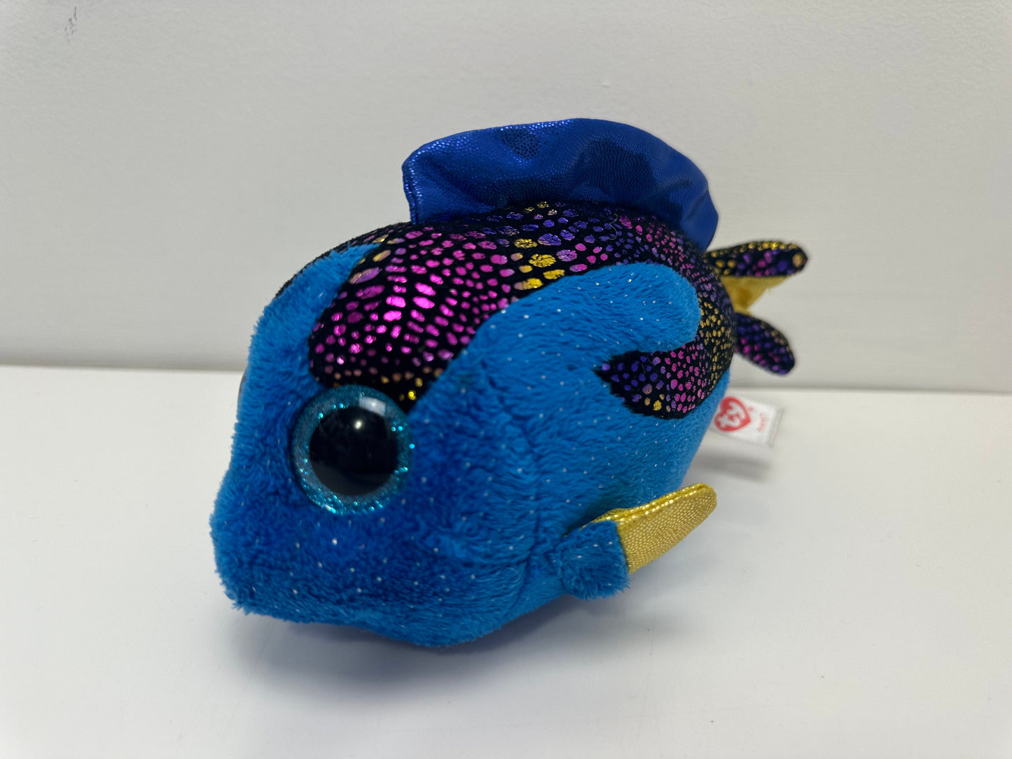 Ty Beanie Boo “Aqua” the Fish - No Hang Tag (6 inch)