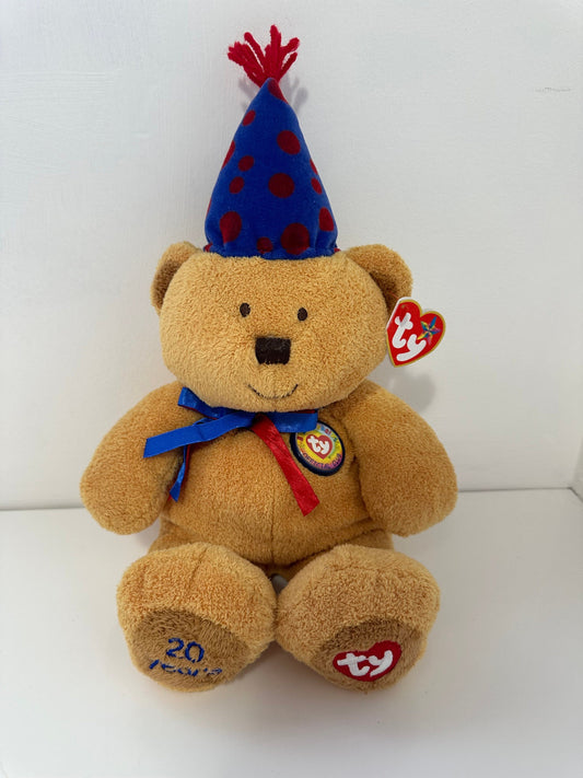 Ty Beanie Buddies “Laughter” the Birthday Bear (11 inch)