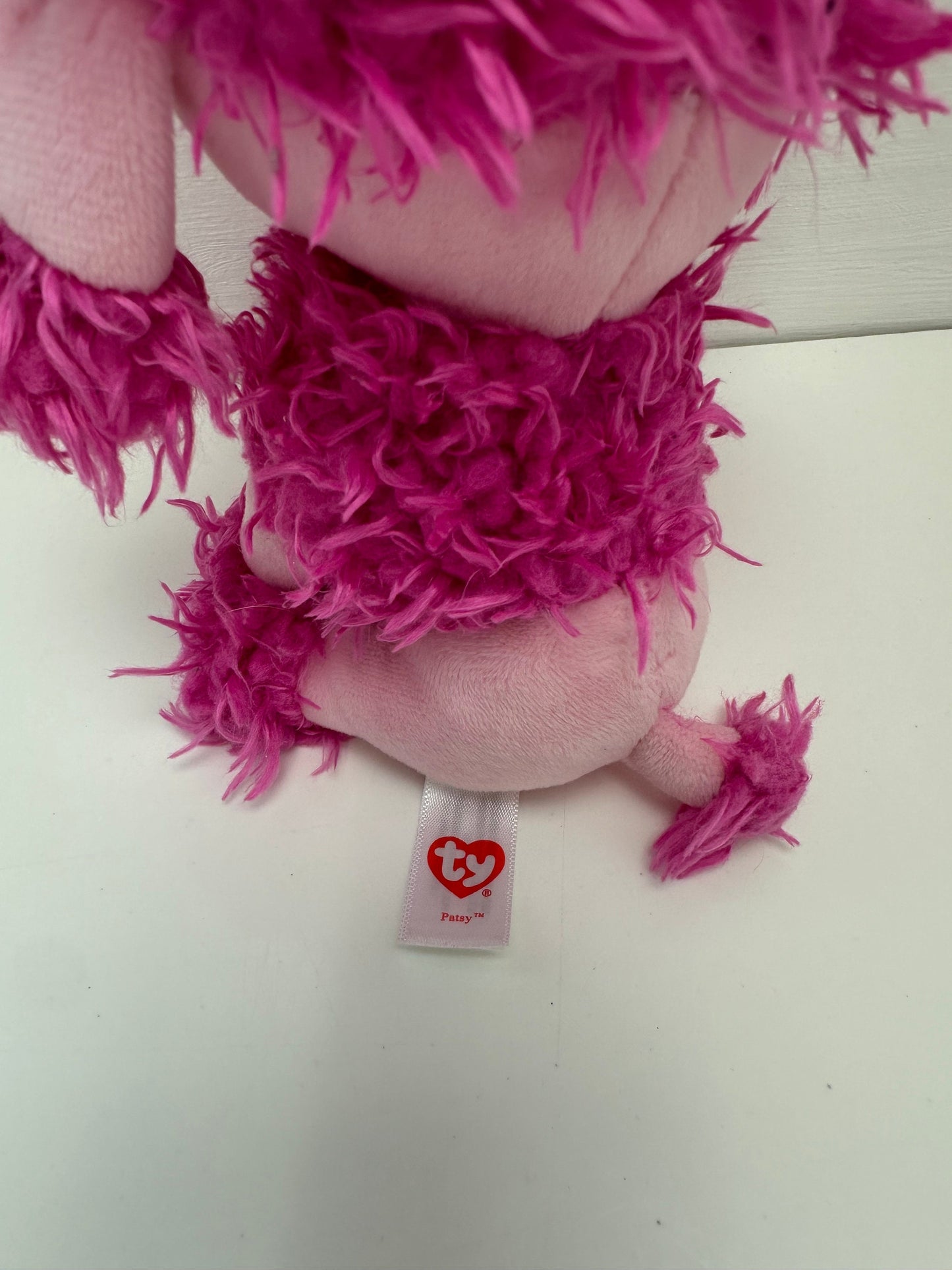 Ty Beanie Boo “Patsy” the Pink Poodle Plush - No Hang Tag (6 inch)