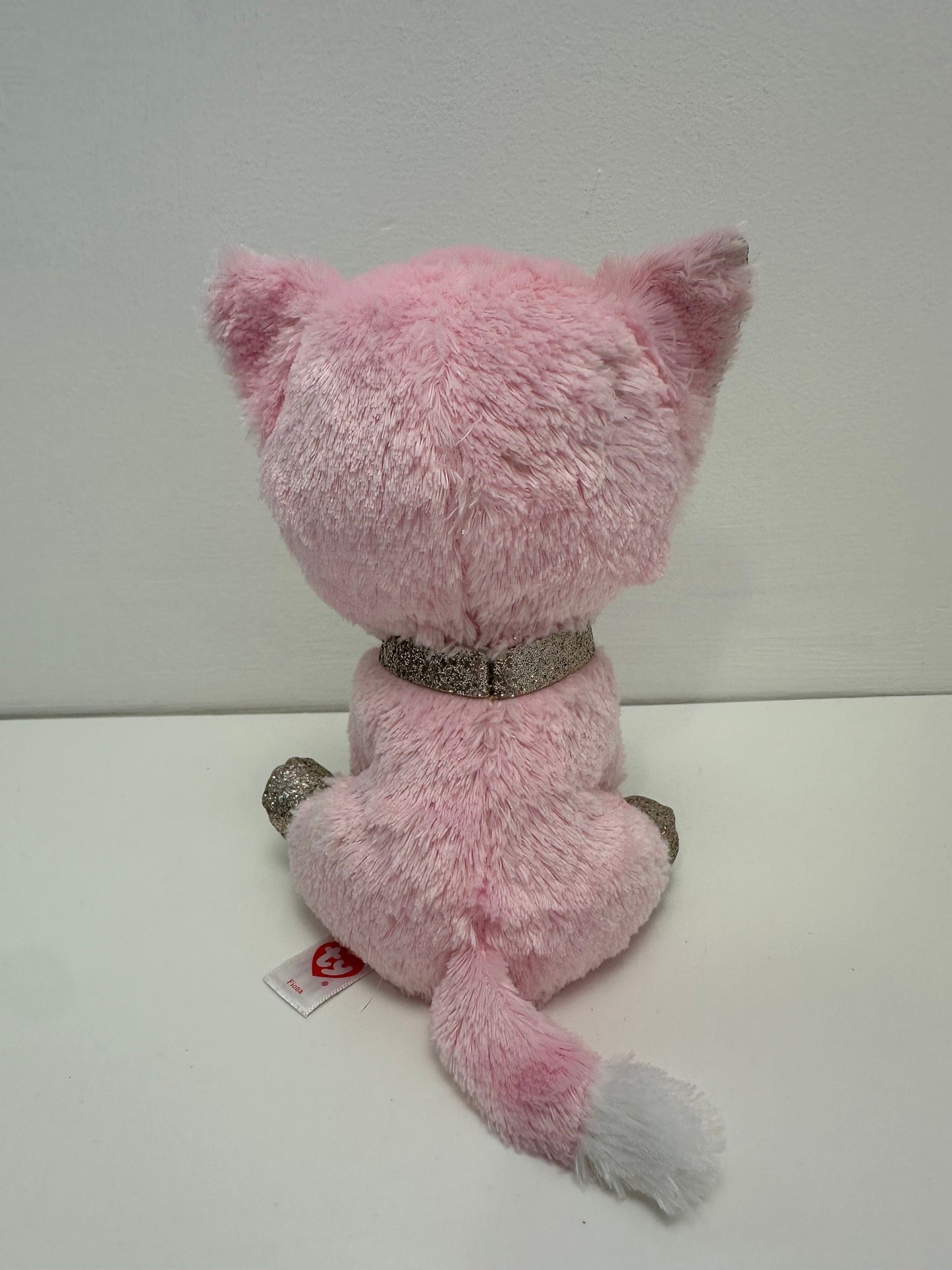 Ty Beanie Boo “Fiona” the Pink Cat - No Hang Tag (6 inch)