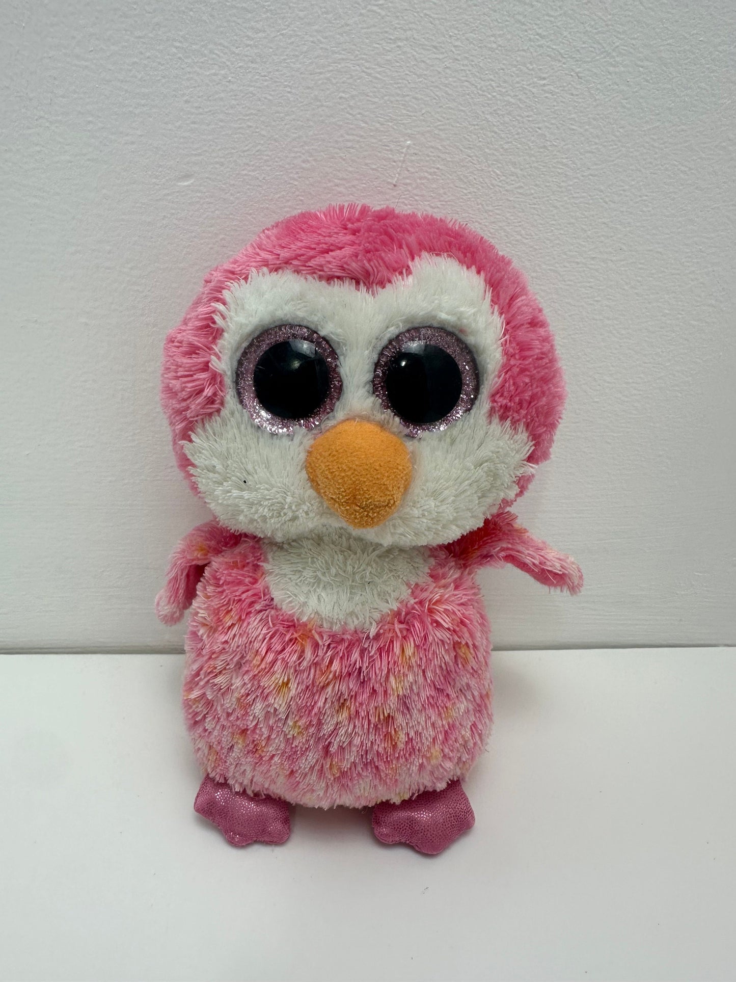 Ty Beanie Boo “Chillz” the Pink Penguin - No Hang Tag (6 inch)