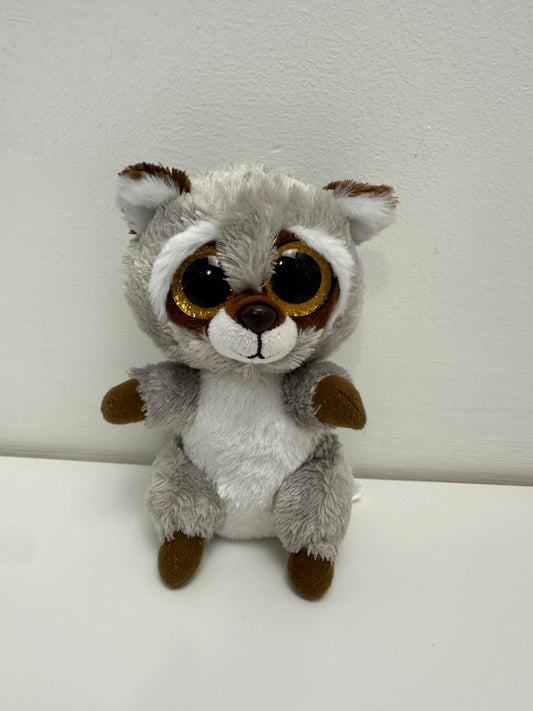 Ty Beanie Boo “Oakie” the Grey Racoon - No Hang Tag (6 inch)