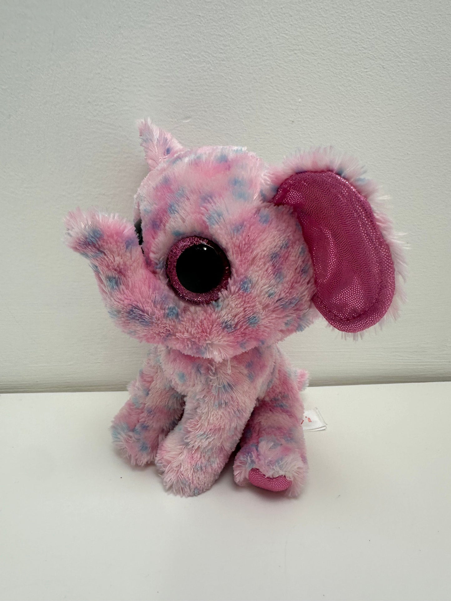 TY Beanie Boo “Ellie” the Adorable Pink Elephant - No Hang Tag (6 inch)