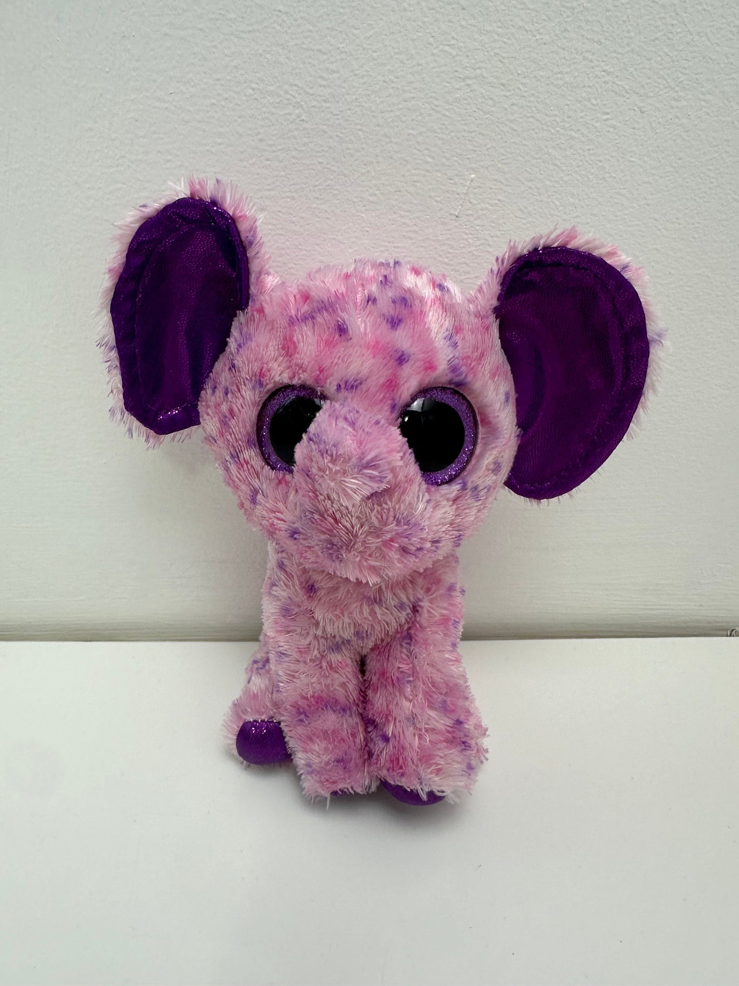 TY Beanie Boo “Eva” the Purple Elephant - No Hang Tag (6 inch)