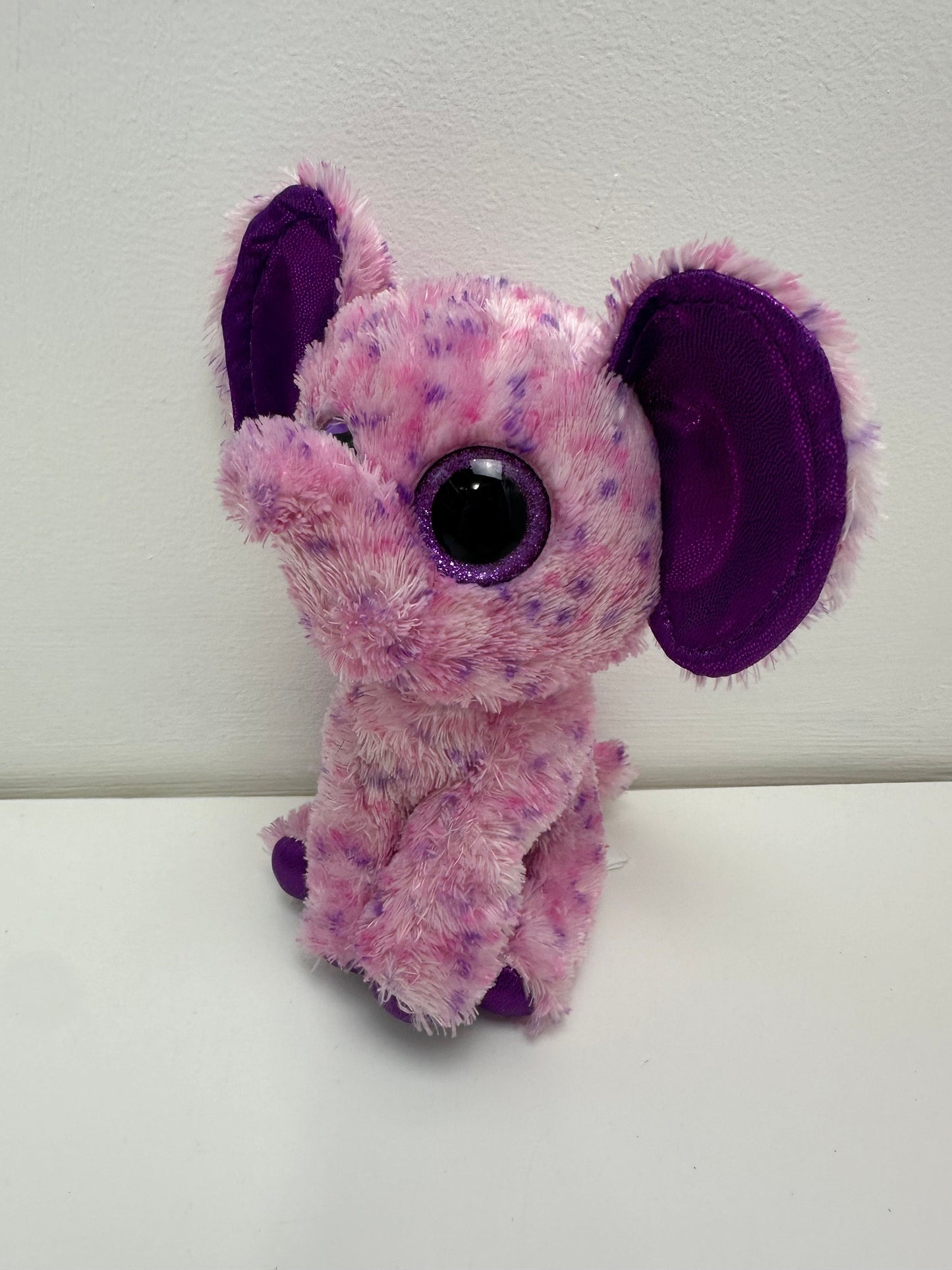 TY Beanie Boo “Eva” the Purple Elephant - No Hang Tag (6 inch)