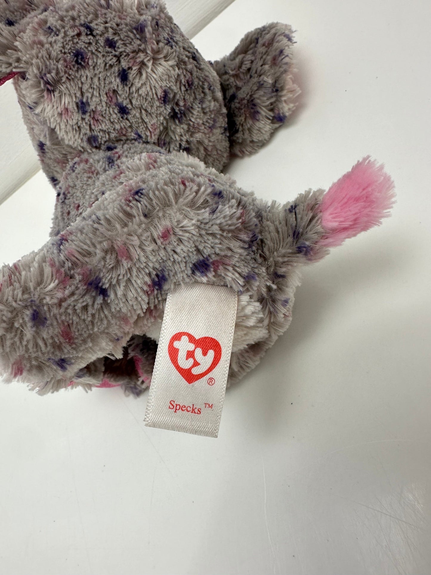 Ty Beanie Boo “Specks” the Adorable Elephant - No Hang Tag (6 inch)