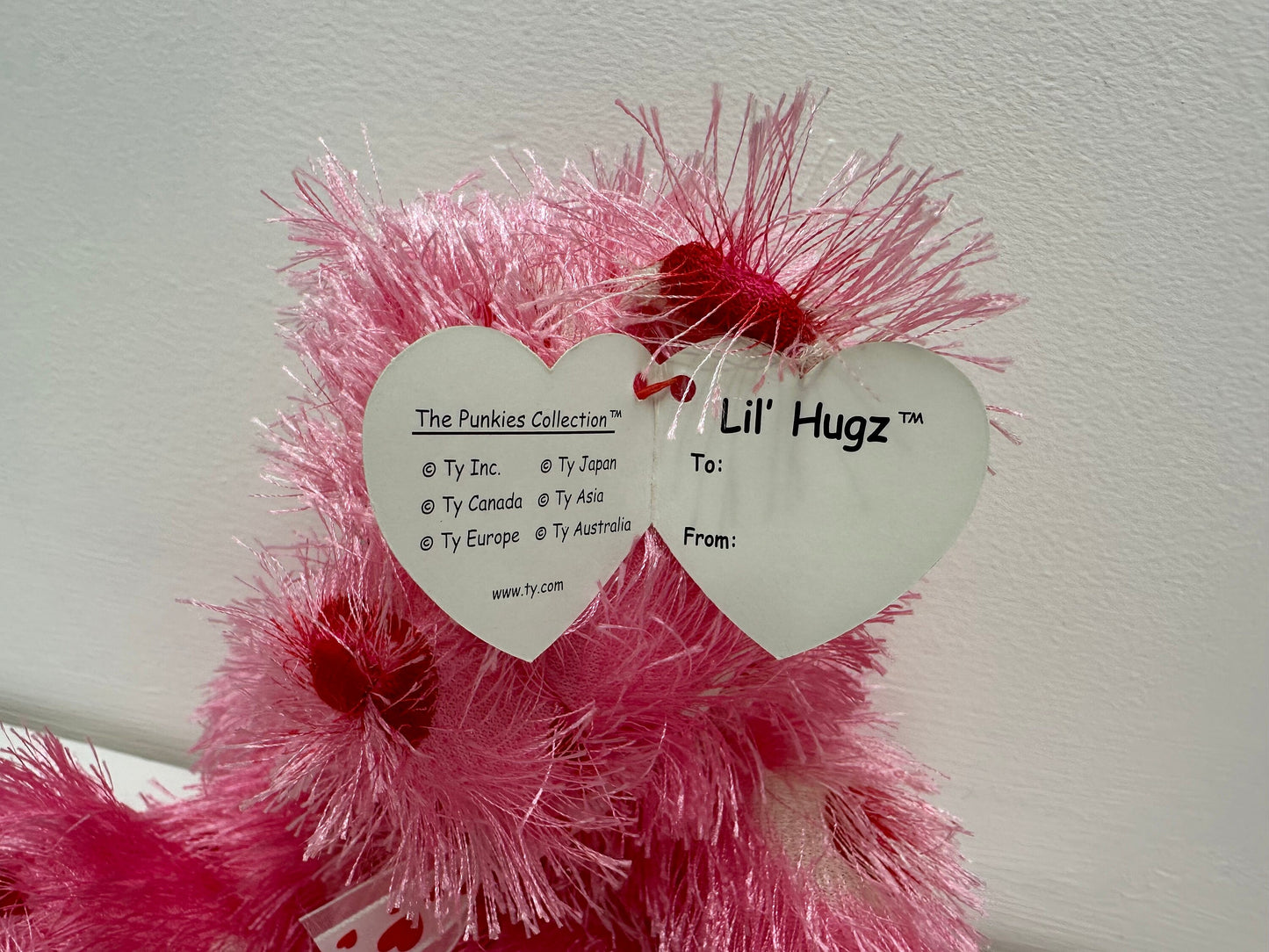 Ty Punkies Collection “Lil Hugz” the Pink Bear (8 inch)