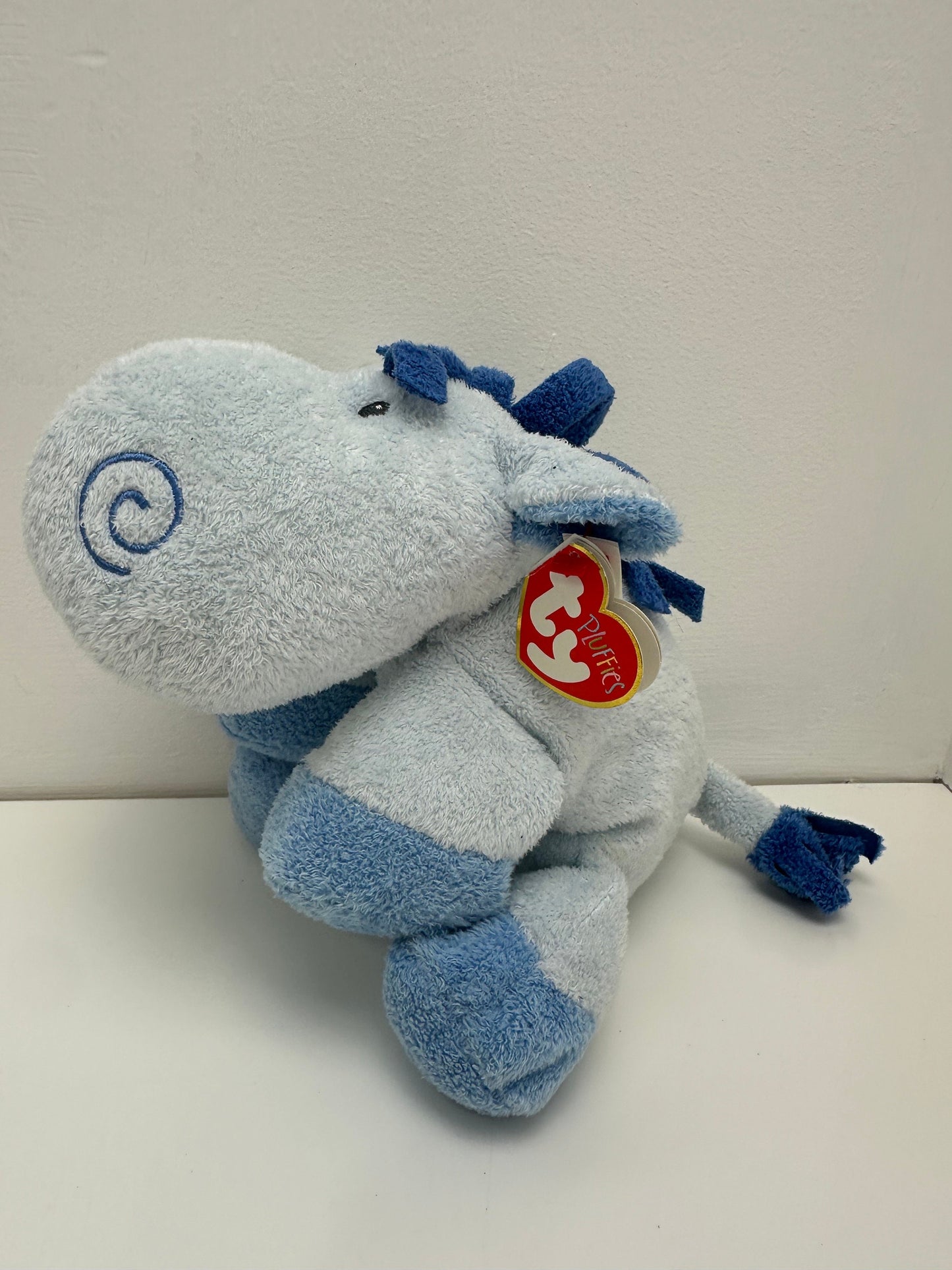 Ty Pluffies Line “Whinny” the Adorable Blue Horse! (8 inch)