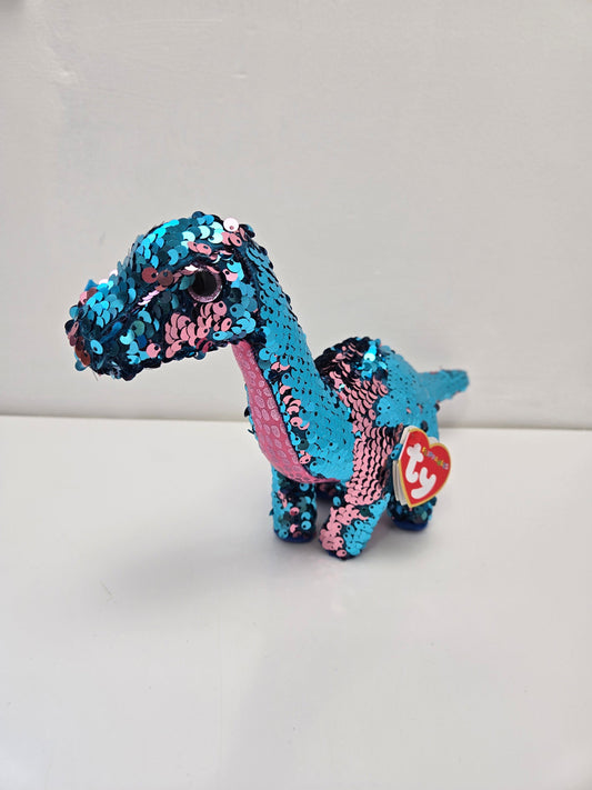 Ty Flippables “Tremor” the Dinosaur with sequins limited series (11 inch)