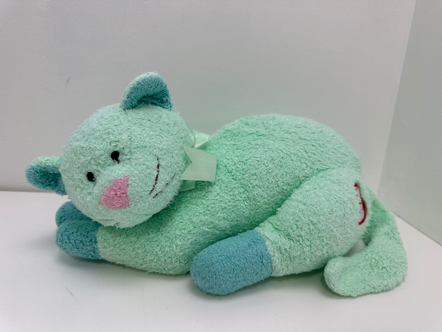 Ty Baby Pillow Pals Line “Kittybaby” the Cat with Rattle inside - No Hang Tag *Rare* (12 inch)