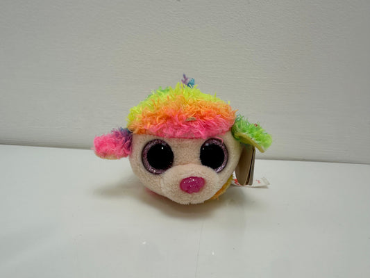 Ty Stackables “Floral” the Tie-Dye Poodle Dog (4 inch)