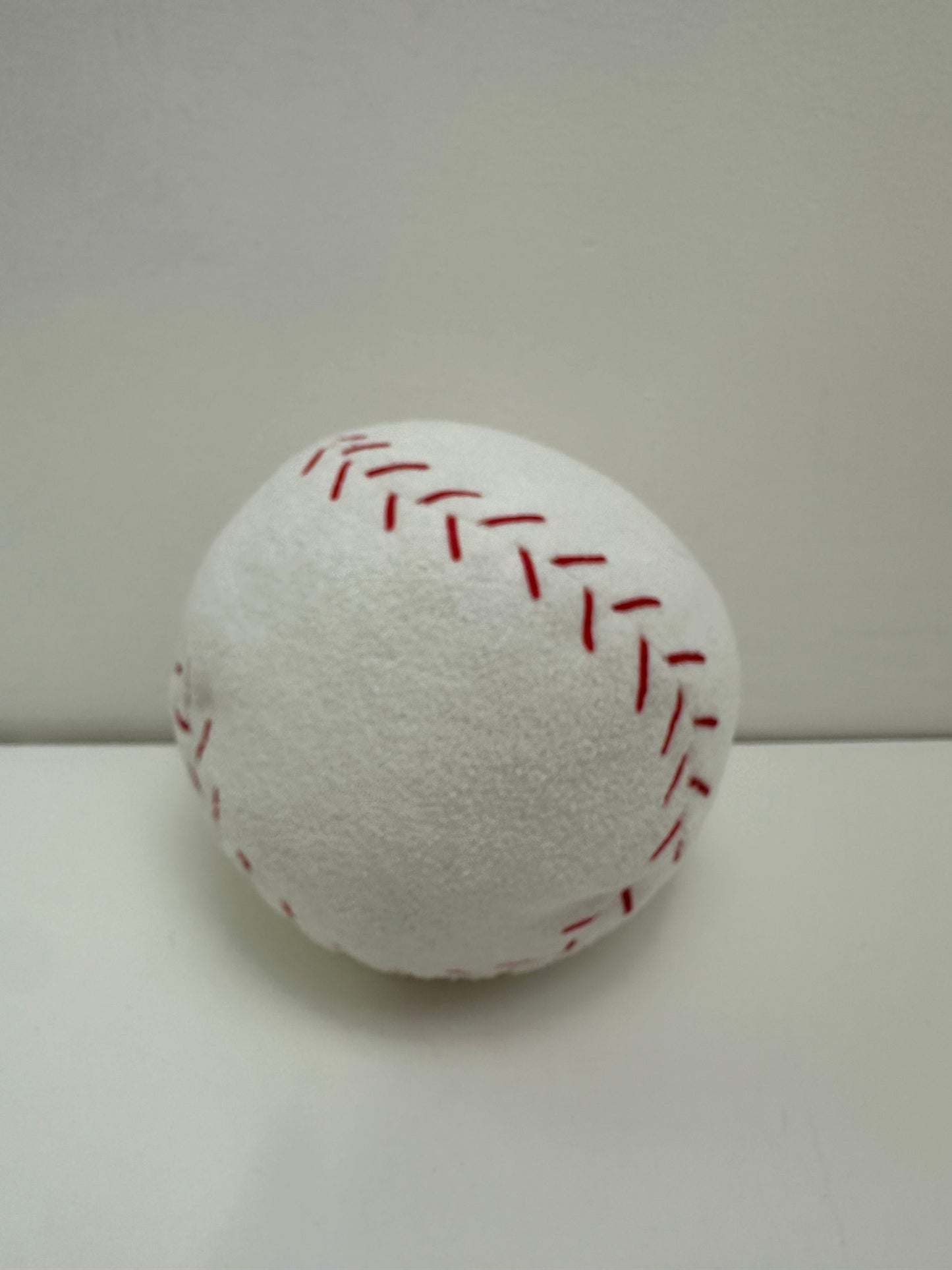 Ty Pluffies Collection “Baseball” the Baseball  No Tag (5 inch)