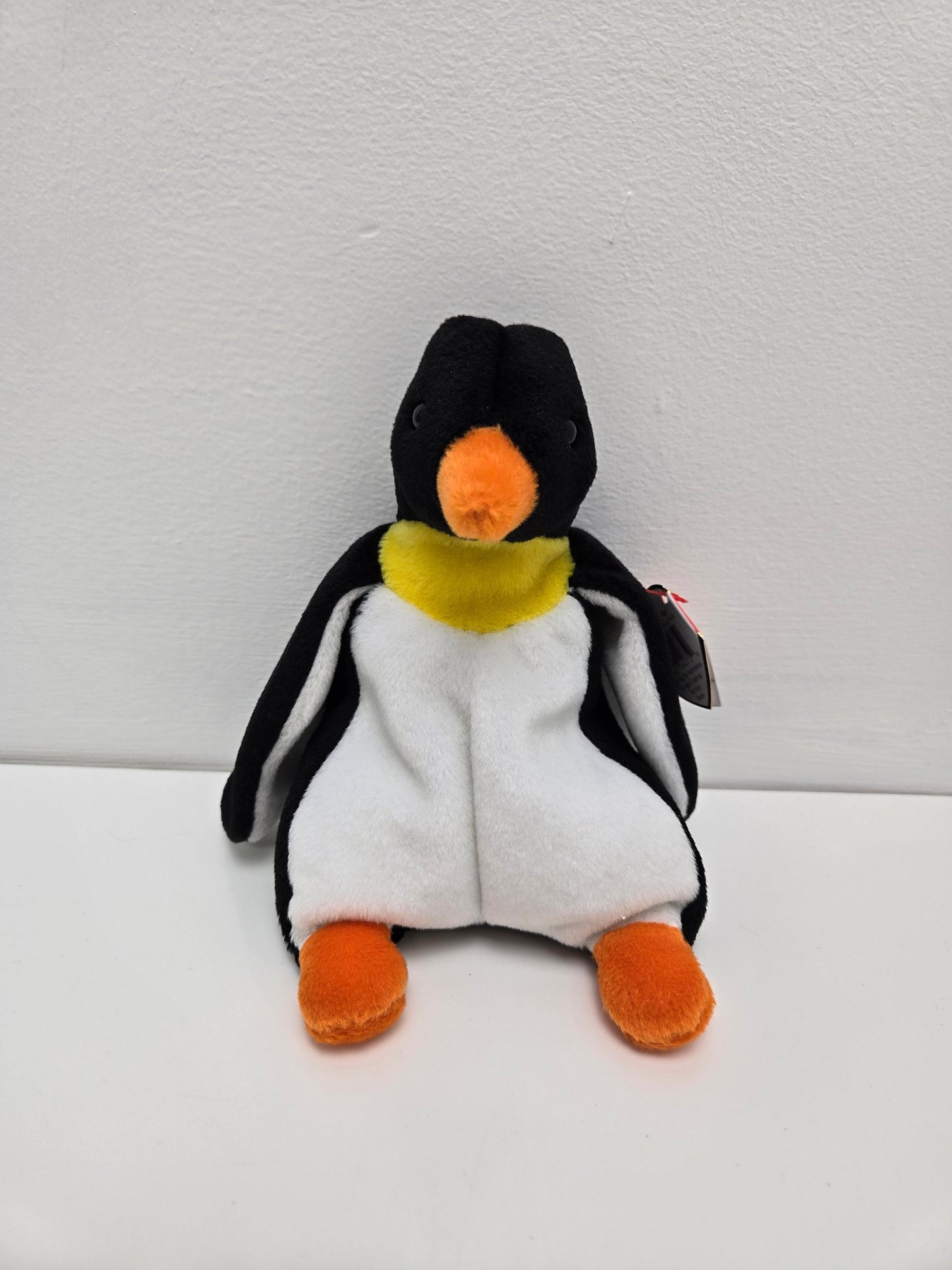 Ty Beanie Baby “Waddle” the Penguin Handmade in Indonesia with Canadian Tush Tag! (9 inch)