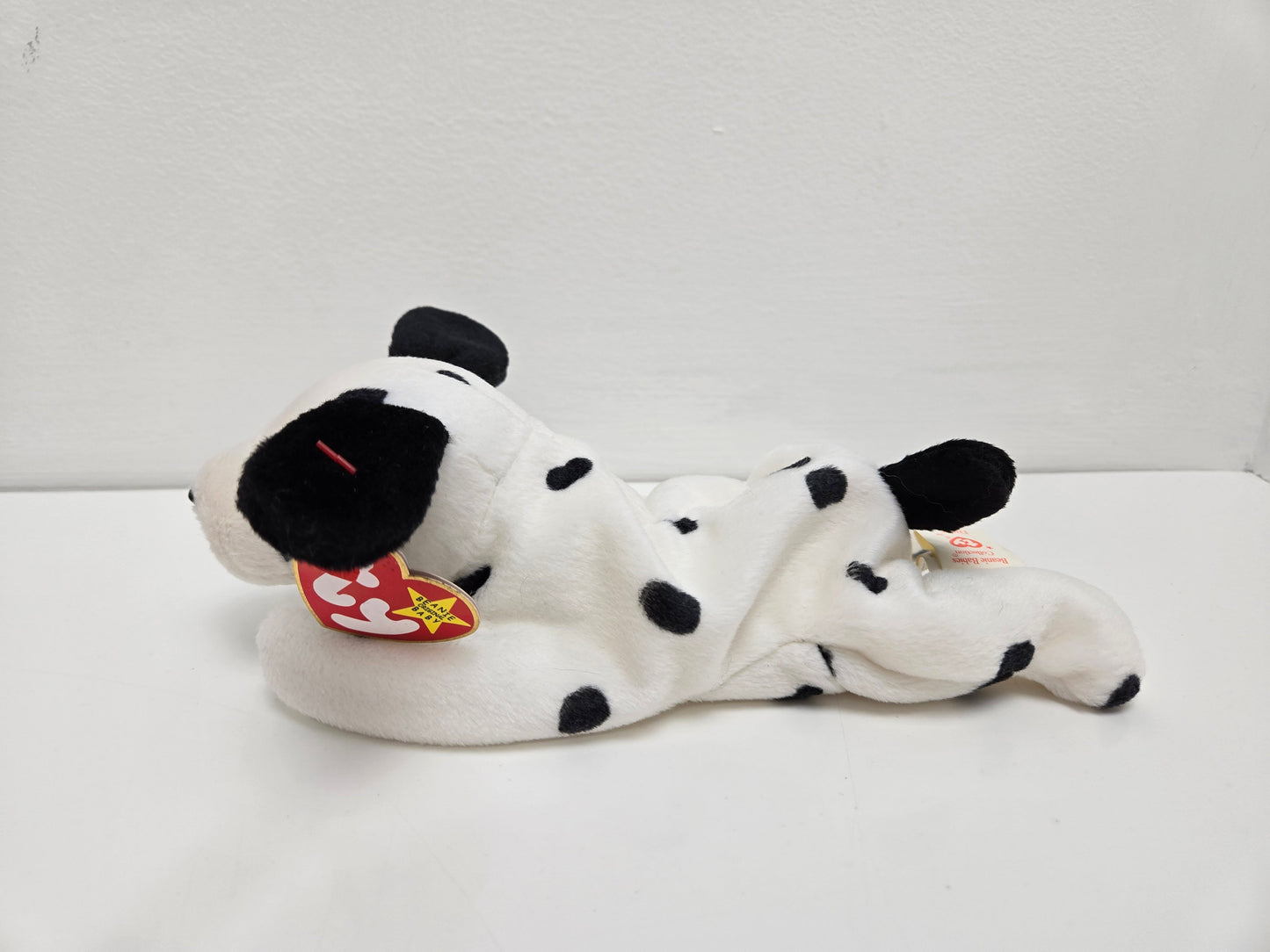 Ty Beanie Baby “Dotty” the Dalmatian Handmade in Indonesia with Canadian Tush Tag - Non Mint Tag! (9 inch)