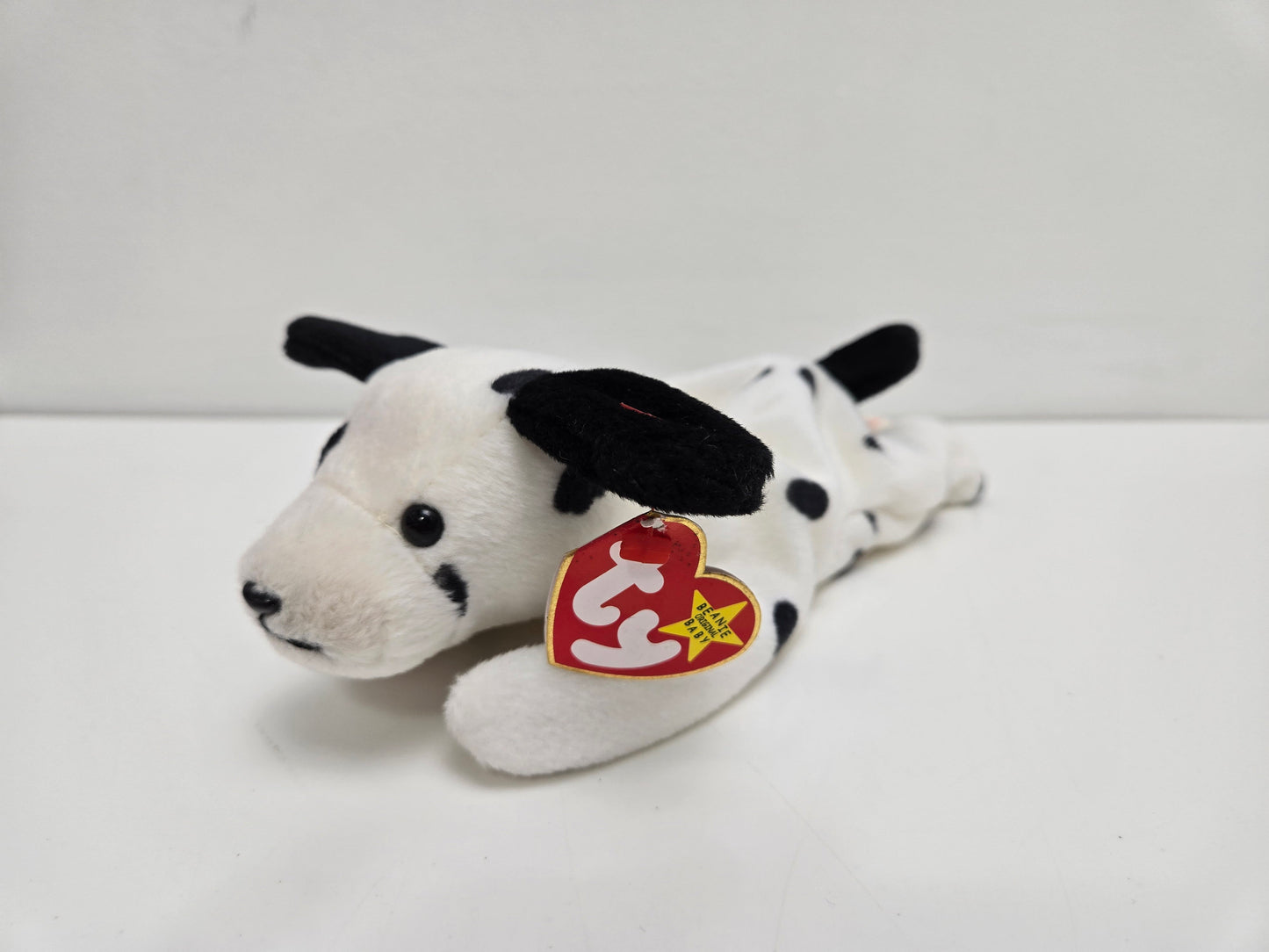 Ty Beanie Baby “Dotty” the Dalmatian Handmade in Indonesia with Canadian Tush Tag - Non Mint Tag! (9 inch)