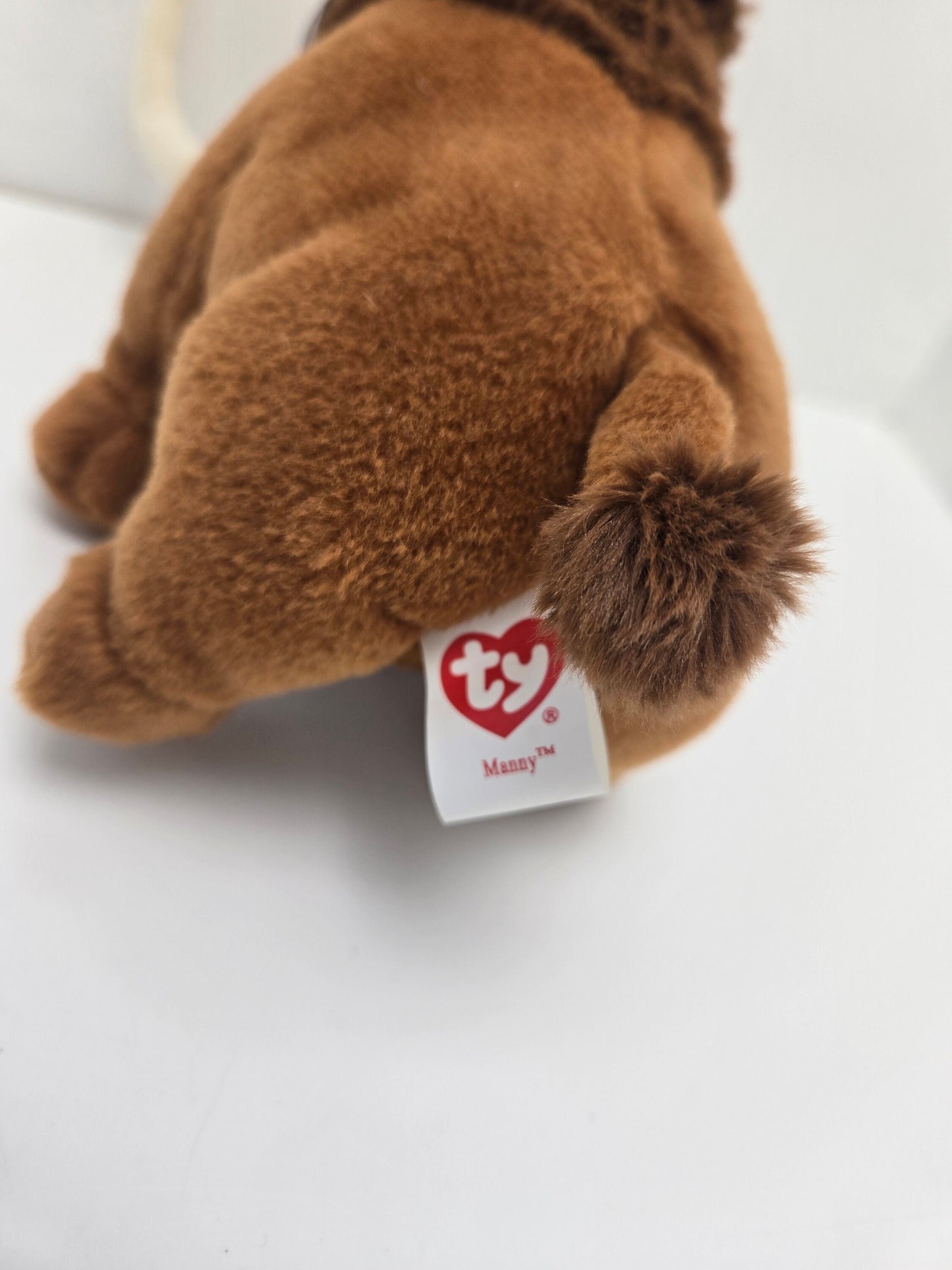 Ty Beanie Baby “Manny” the Wooly Mammoth - Ice Age Dawn of the Dinosaurs (8 inch)