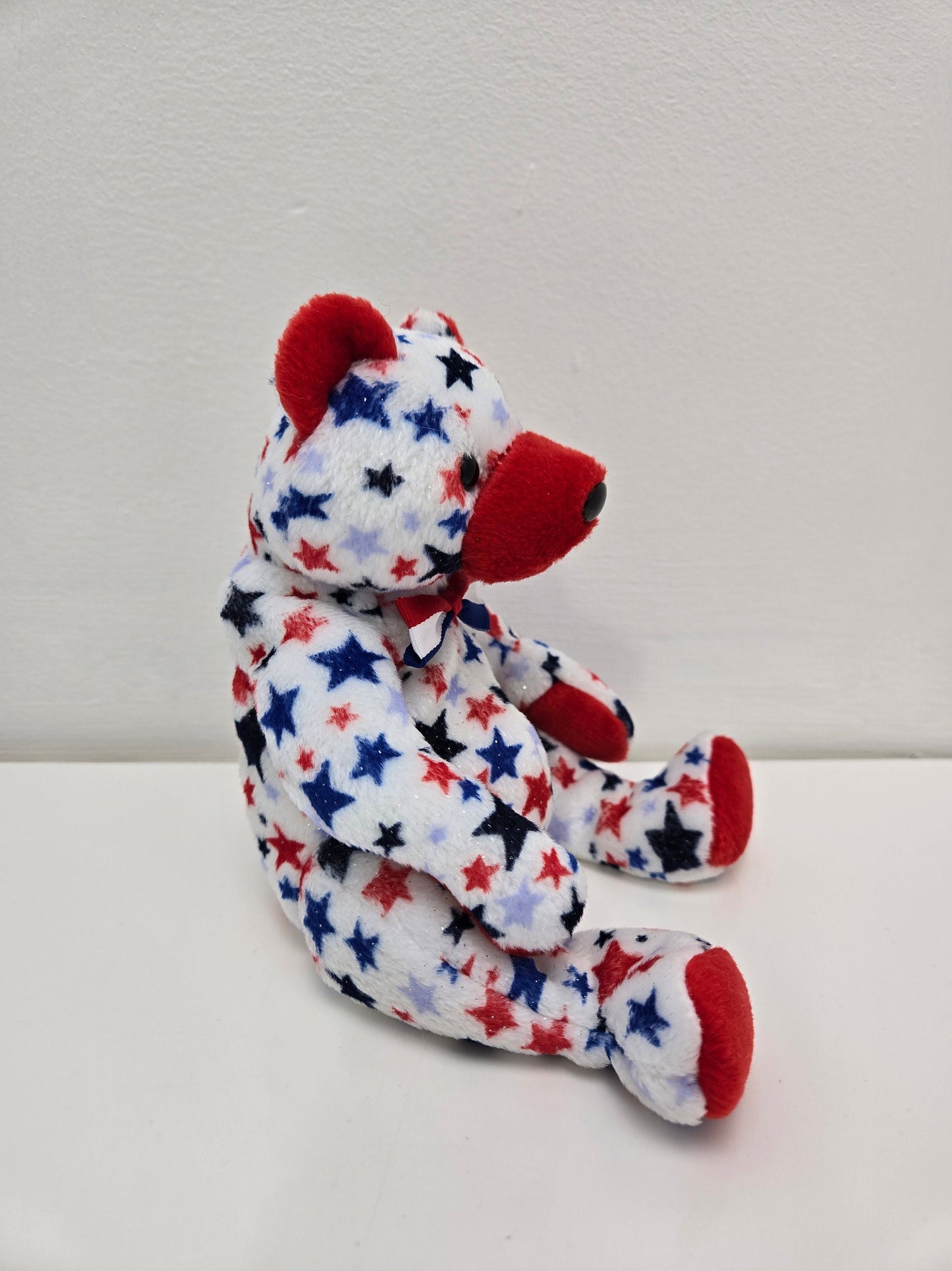 Ty Beanie Babies “Red” the Patriotic USA American Bear (6.5 inch)