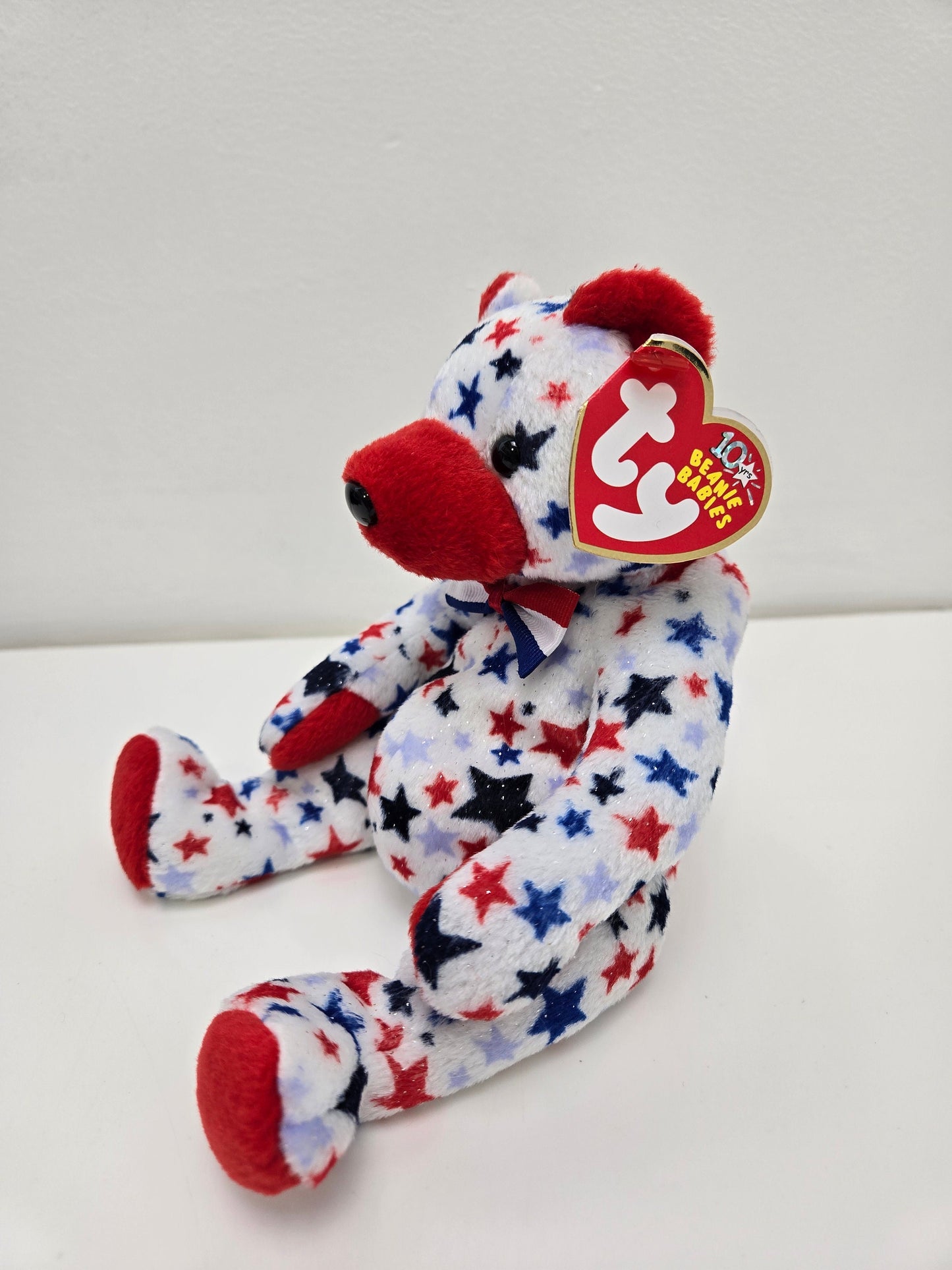 Ty Beanie Babies “Red” the Patriotic USA American Bear (6.5 inch)