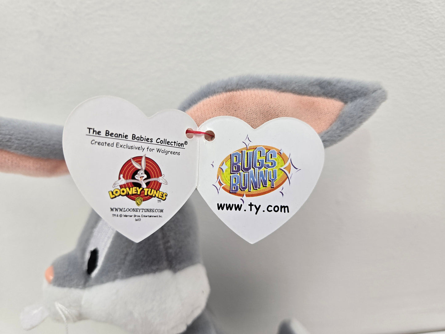 Ty Beanie Baby “Bugs Bunny” from Looney Tunes - Walgreen’s Exclusive (7 inch)