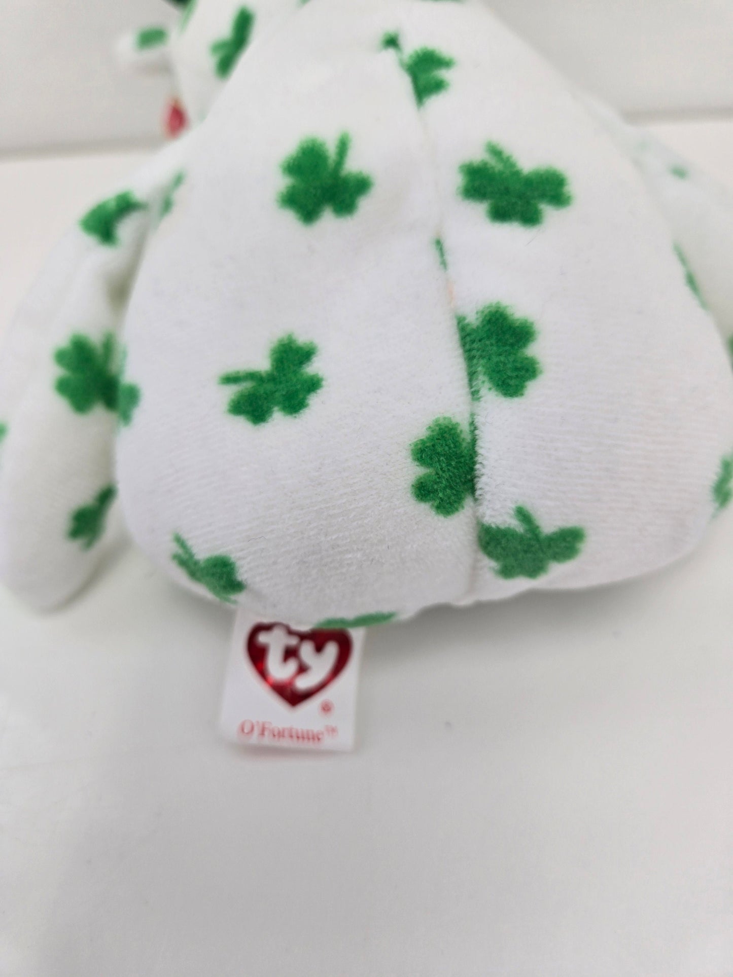 Ty Beanie Babies “O’Fortune” the St. Patrick’s Day Bear! *Rare* (8.5 inch)