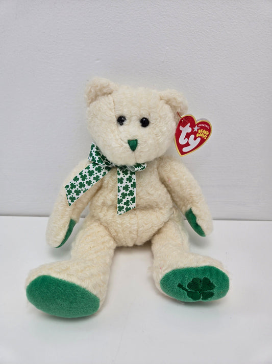 Ty Beanie Baby “Woolins” the St. Patrick’s Day / Irish Bear - Internet Exclusive *Rare* (8 inch)