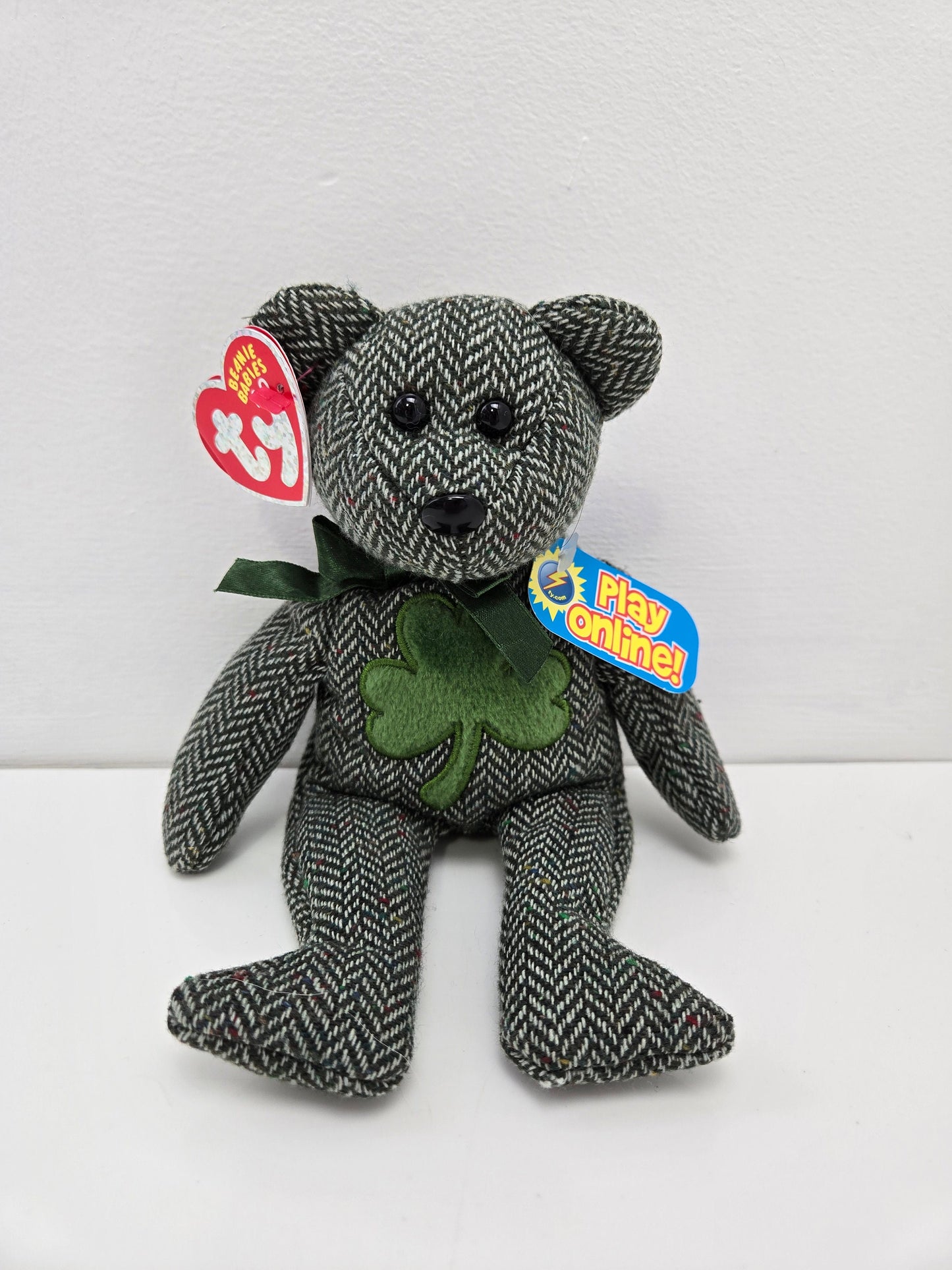 Ty Beanie Baby 2.0 “McLucky” the St. Patrick’s Day Irish Bear! *Rare* (8.5 inch)