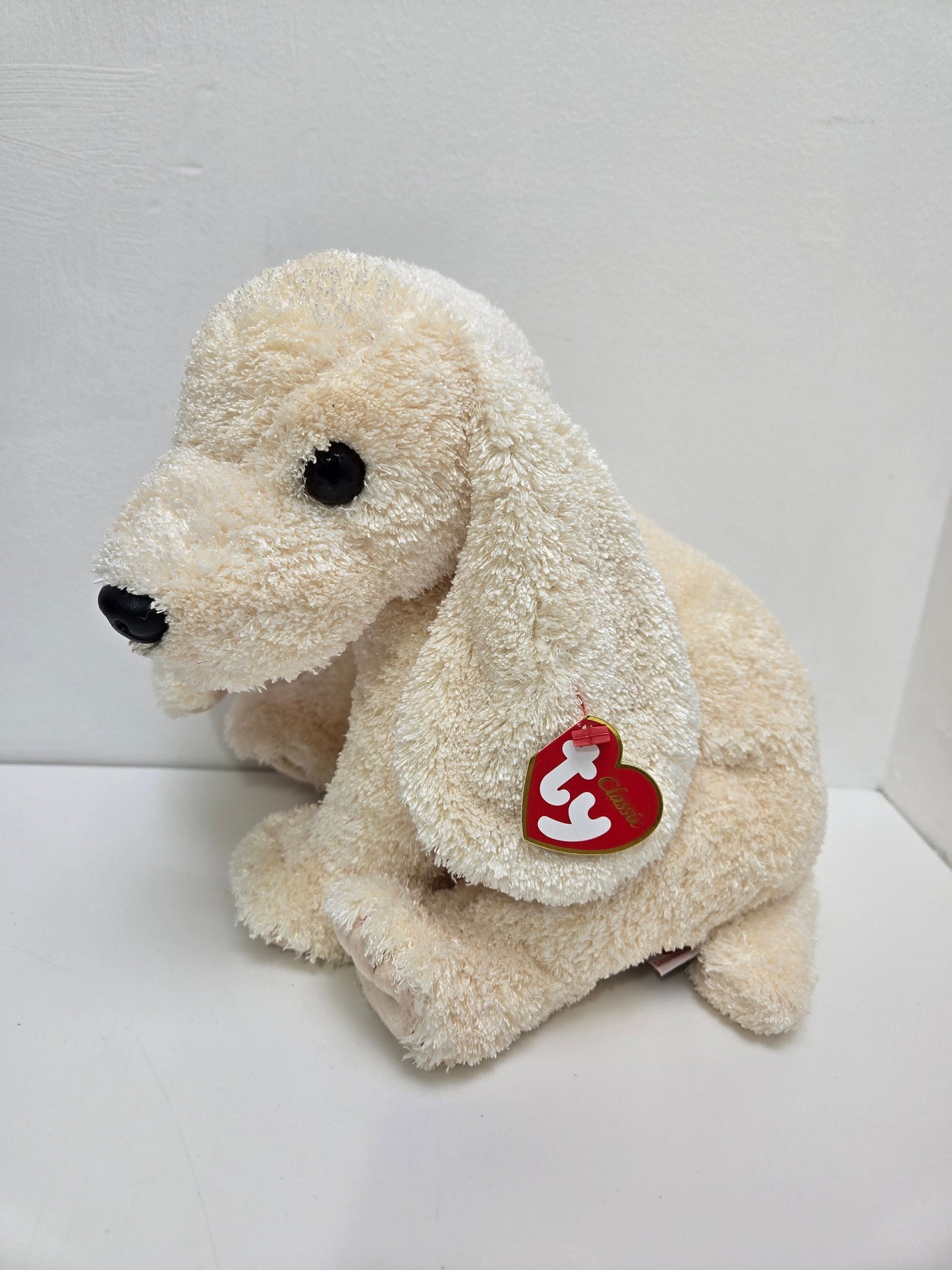 Ty Classics Collection “Nippey” the Adorable Cream Dog (12 inch)