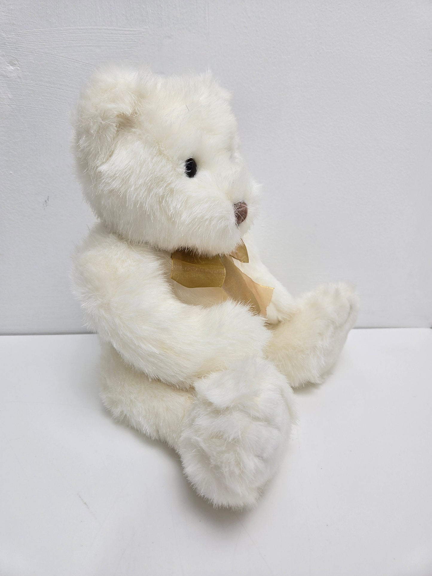 Ty Classics Collection “Lacey” the Bear with Gold Bow (11 inch)