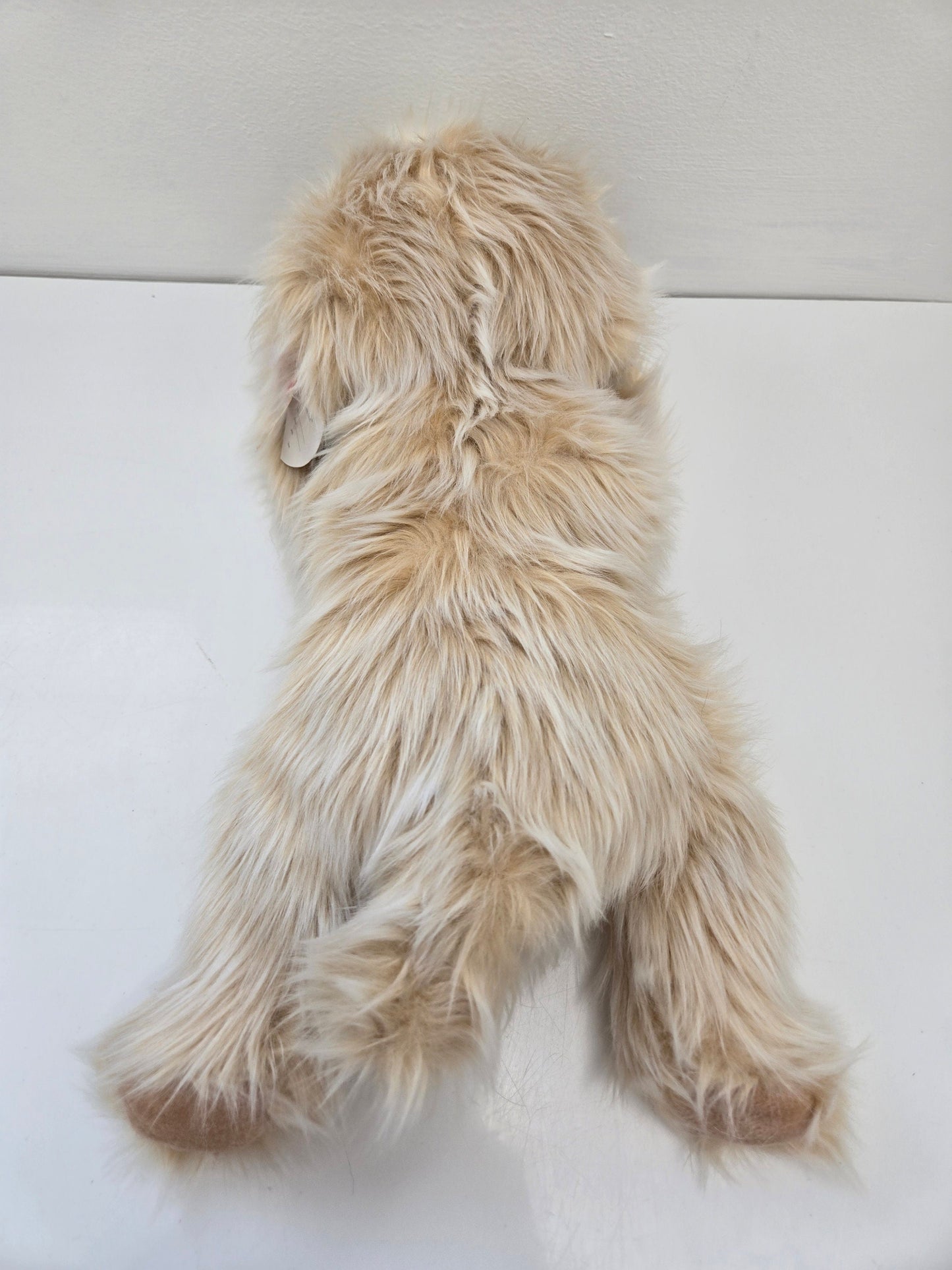 Ty Classics Collection “Jenkins” the White and Cream Fluffy Dog (12 inch)