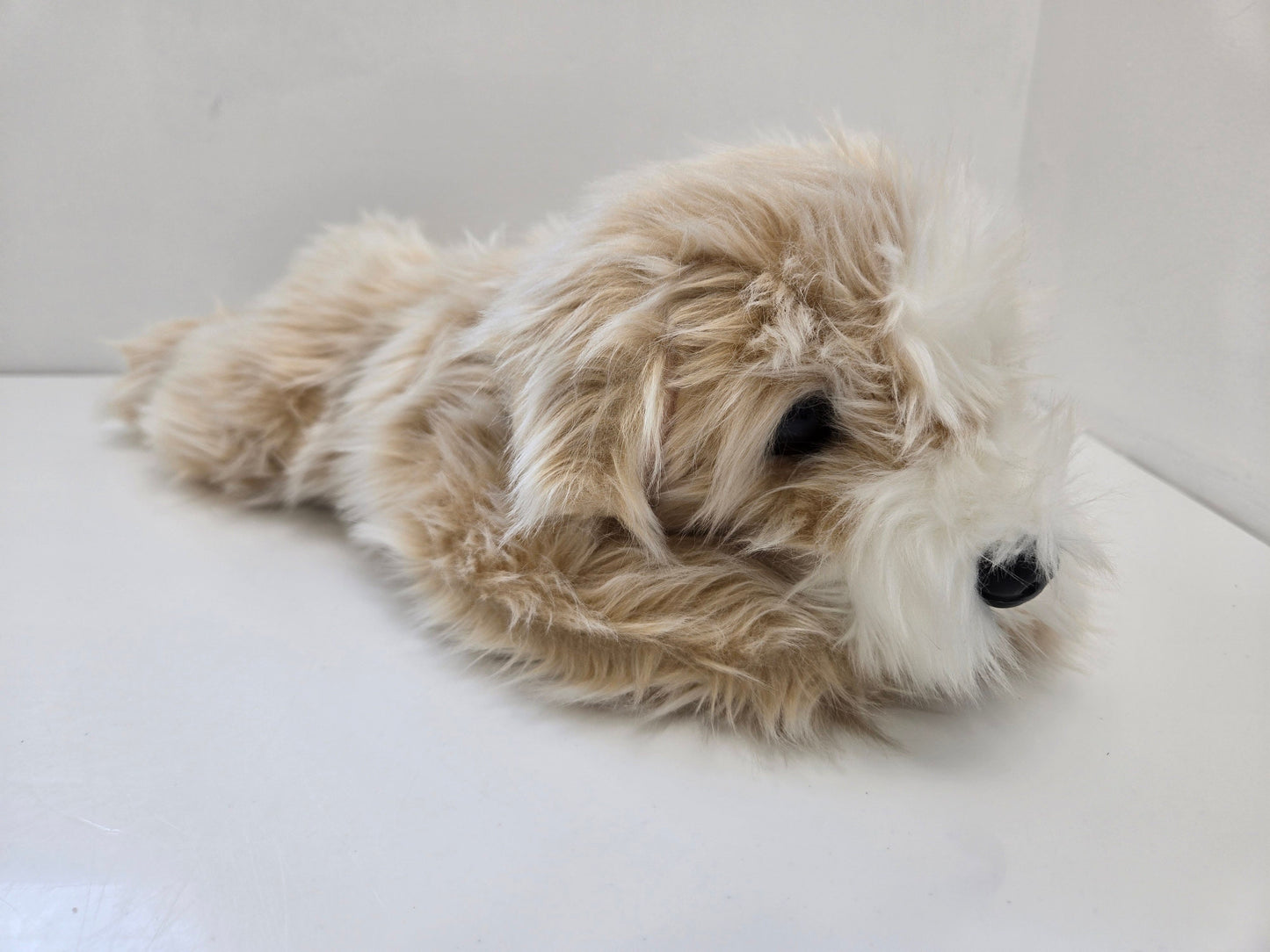 Ty Classics Collection “Jenkins” the White and Cream Fluffy Dog (12 inch)