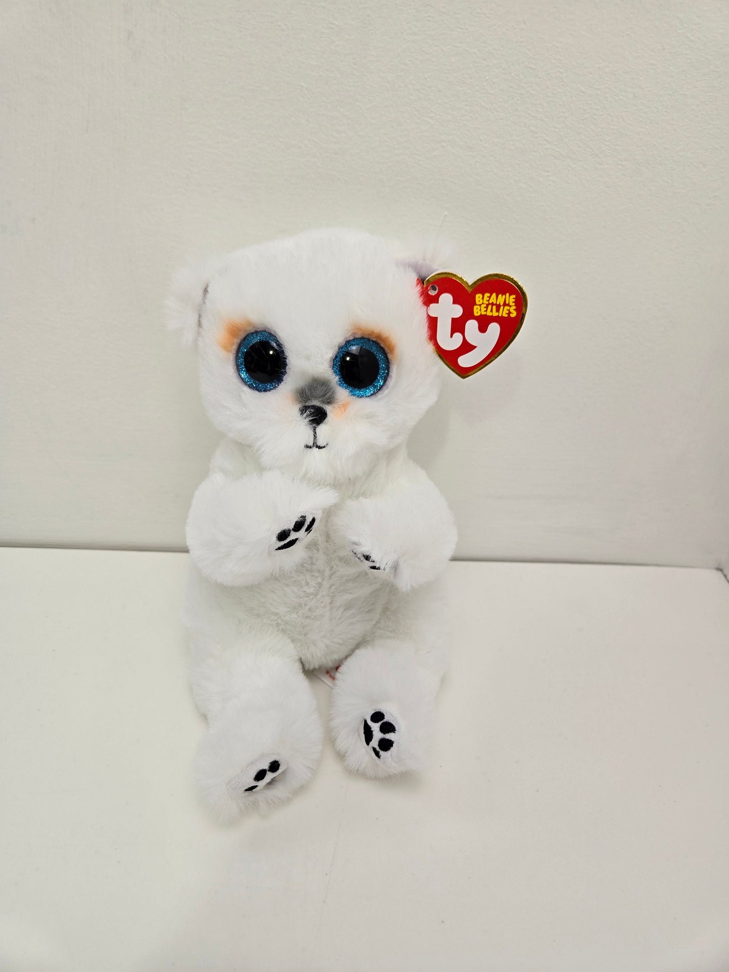 Ty Beanie Bellies “Wuzzy” the Polar Bear! (6 inch)