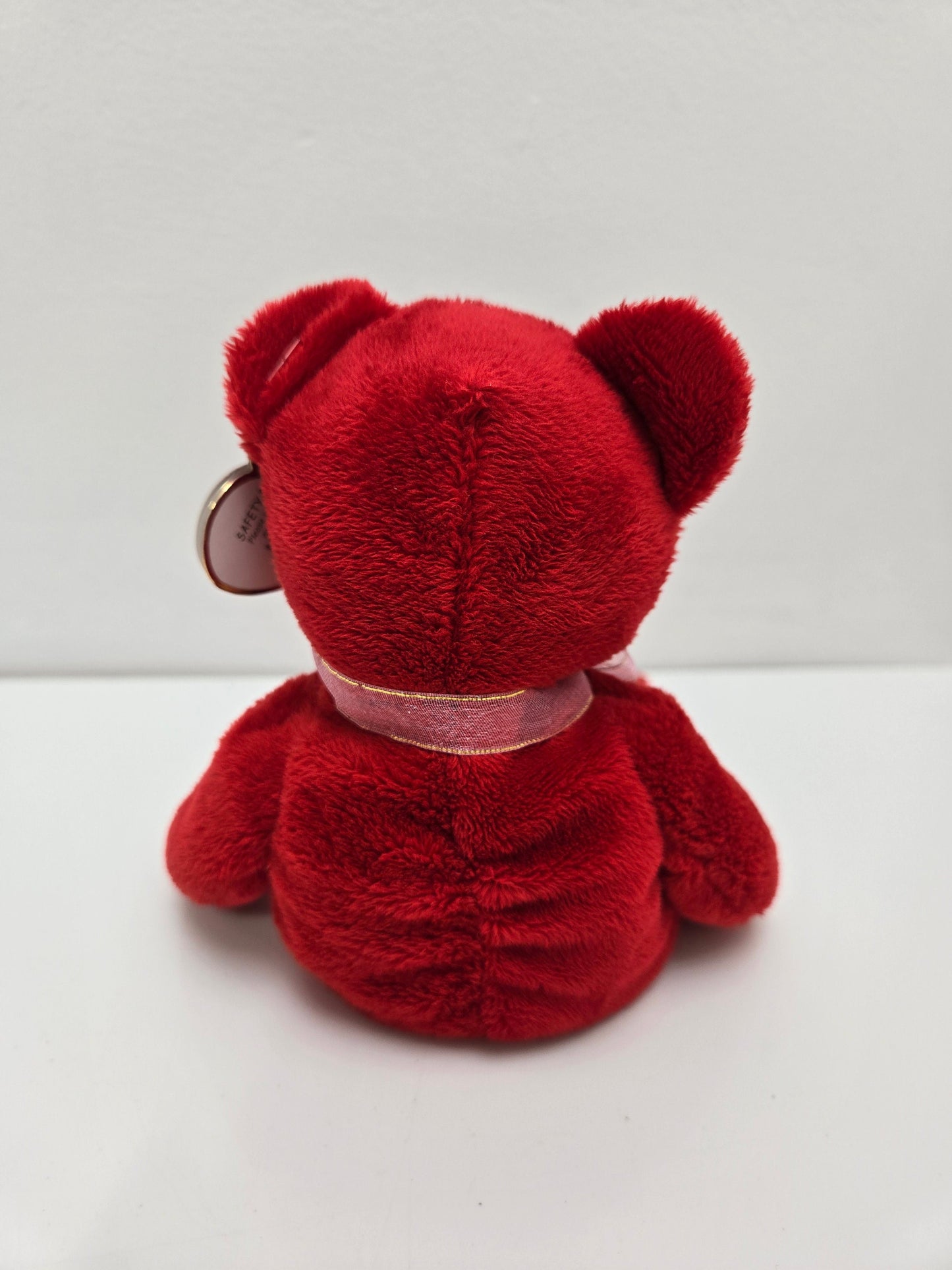 Ty Beanie Baby “Secret” the I Love You Red Bear! (8.5 inch)