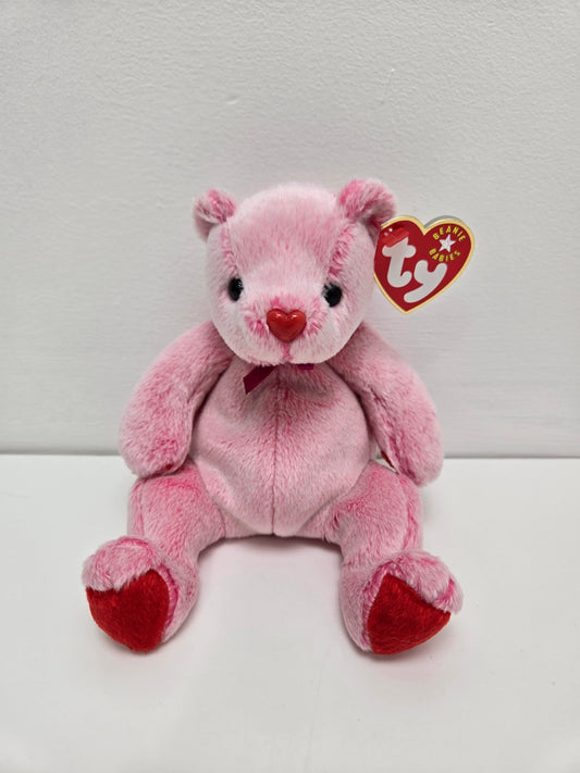 Ty Beanie Baby “Romance” the Pink Bear  ( 7 Inch)