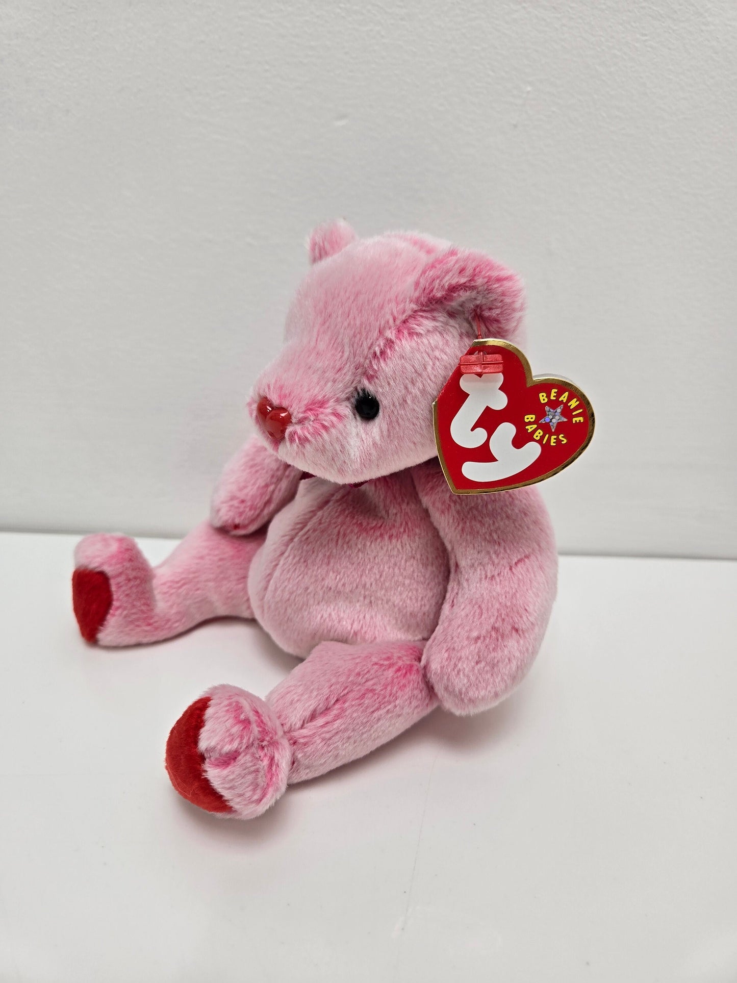 Ty Beanie Baby “Romance” the Pink Bear  ( 7 Inch)