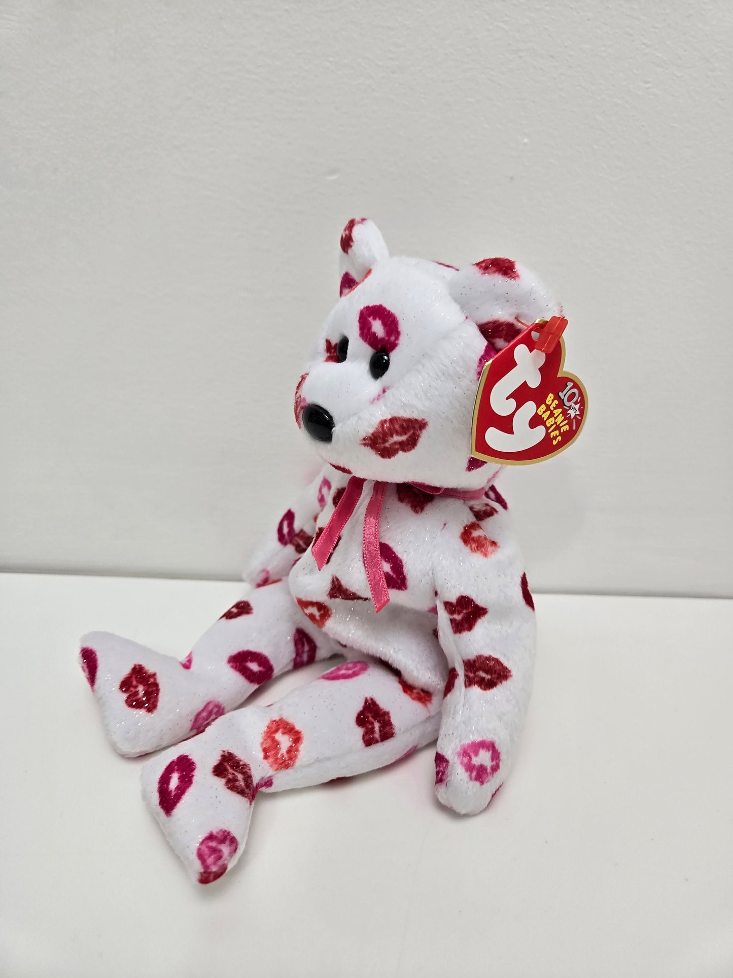 Ty Beanie Baby “Kissy” the Love Bear (8.5 inch)