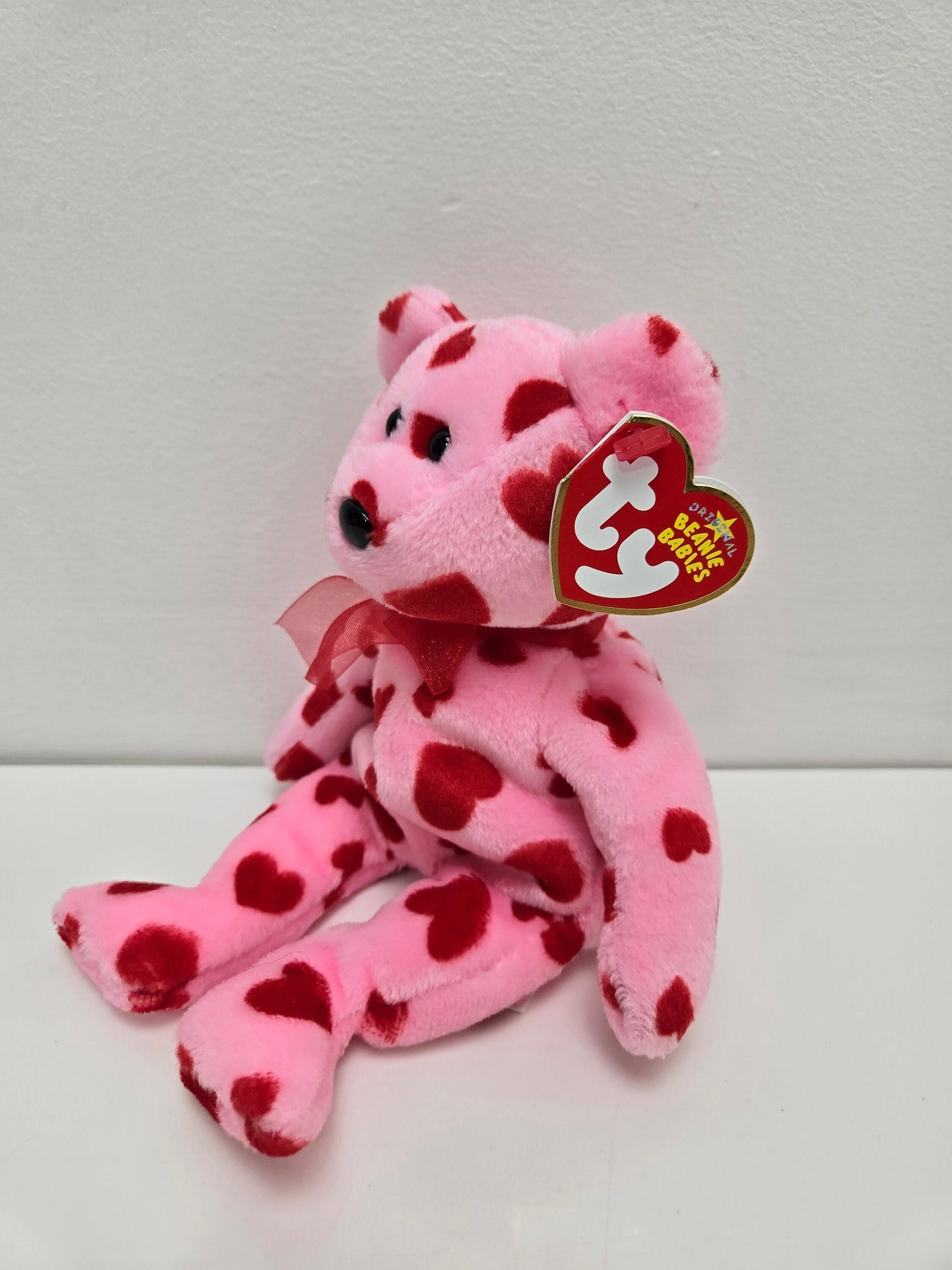 Ty Beanie Baby “Little Squeeze” the Love Bear - Hallmark Gold Crown Exclusive (8.5 inch)