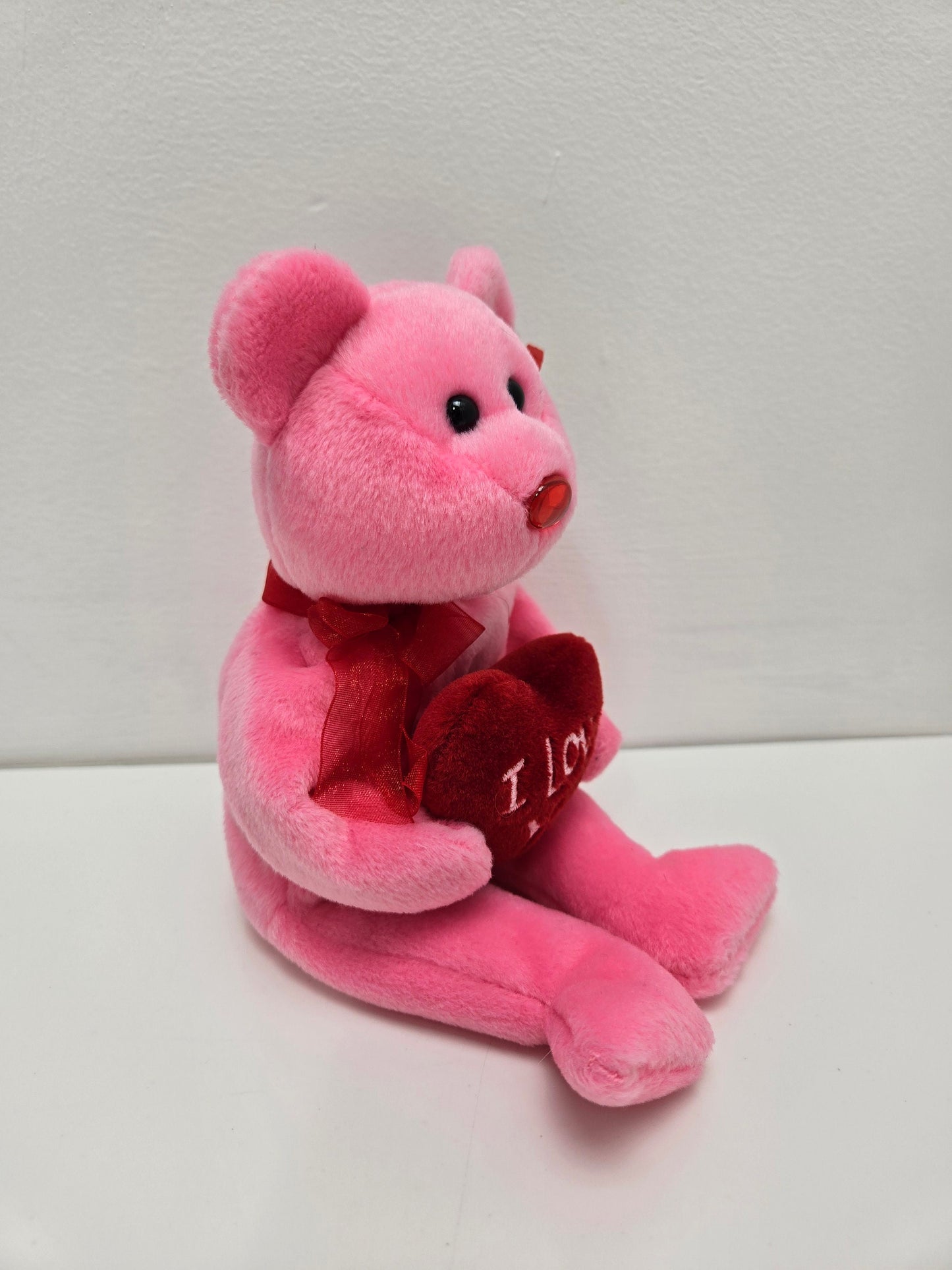 Ty Beanie Baby “Adore” the I love you Bear - Internet Exclusive (8.5 inch)