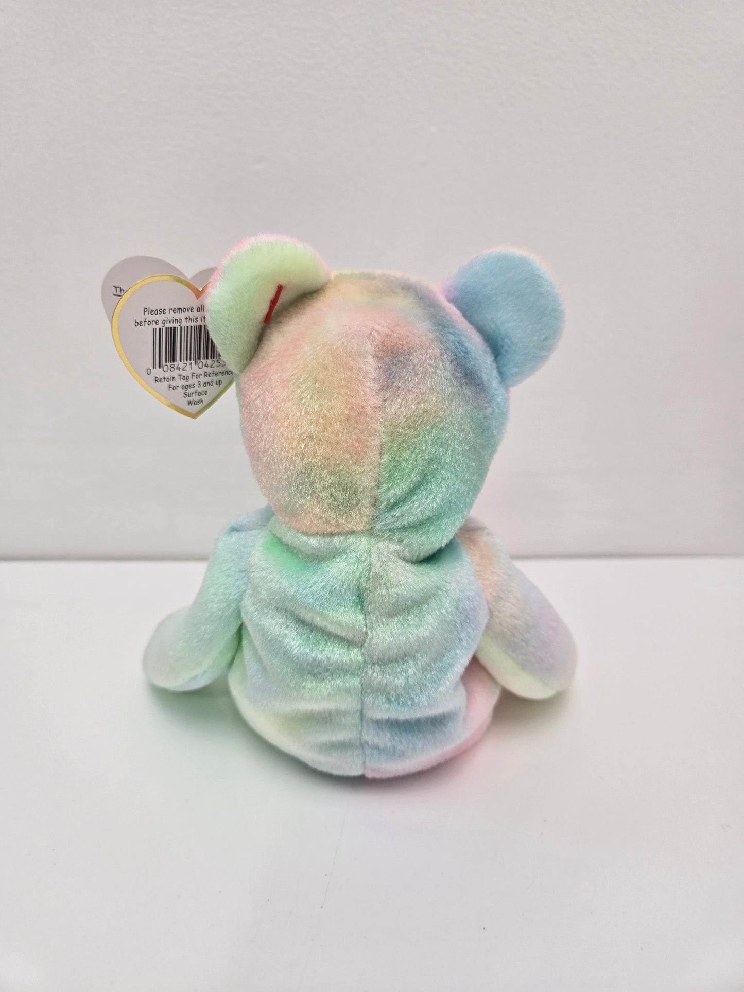 Ty Beanie Baby “B.B. Bear” the Tie-Dye Birthday Bear  (8.5 inch)